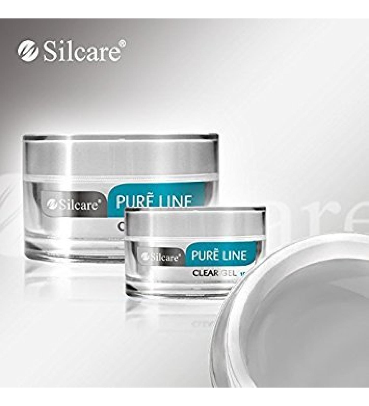 Pure Line Clear 15g UV Gel Nails Acid Free Builder File Off Gel Silcare