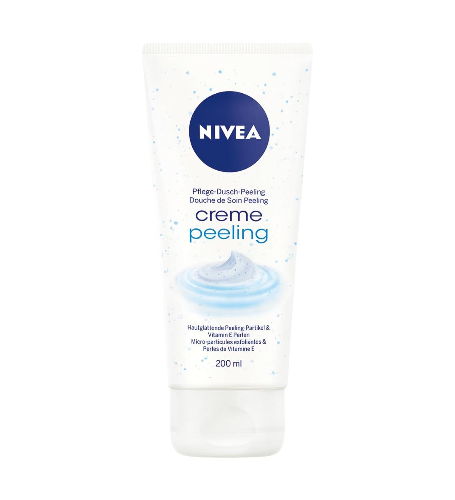 Nivea Cream Peeling 200ml - Nourishing Body Scrub with Vitamin E for Smooth Healthy Skin | International Shipping Available - Buy Online on GoSupps.com