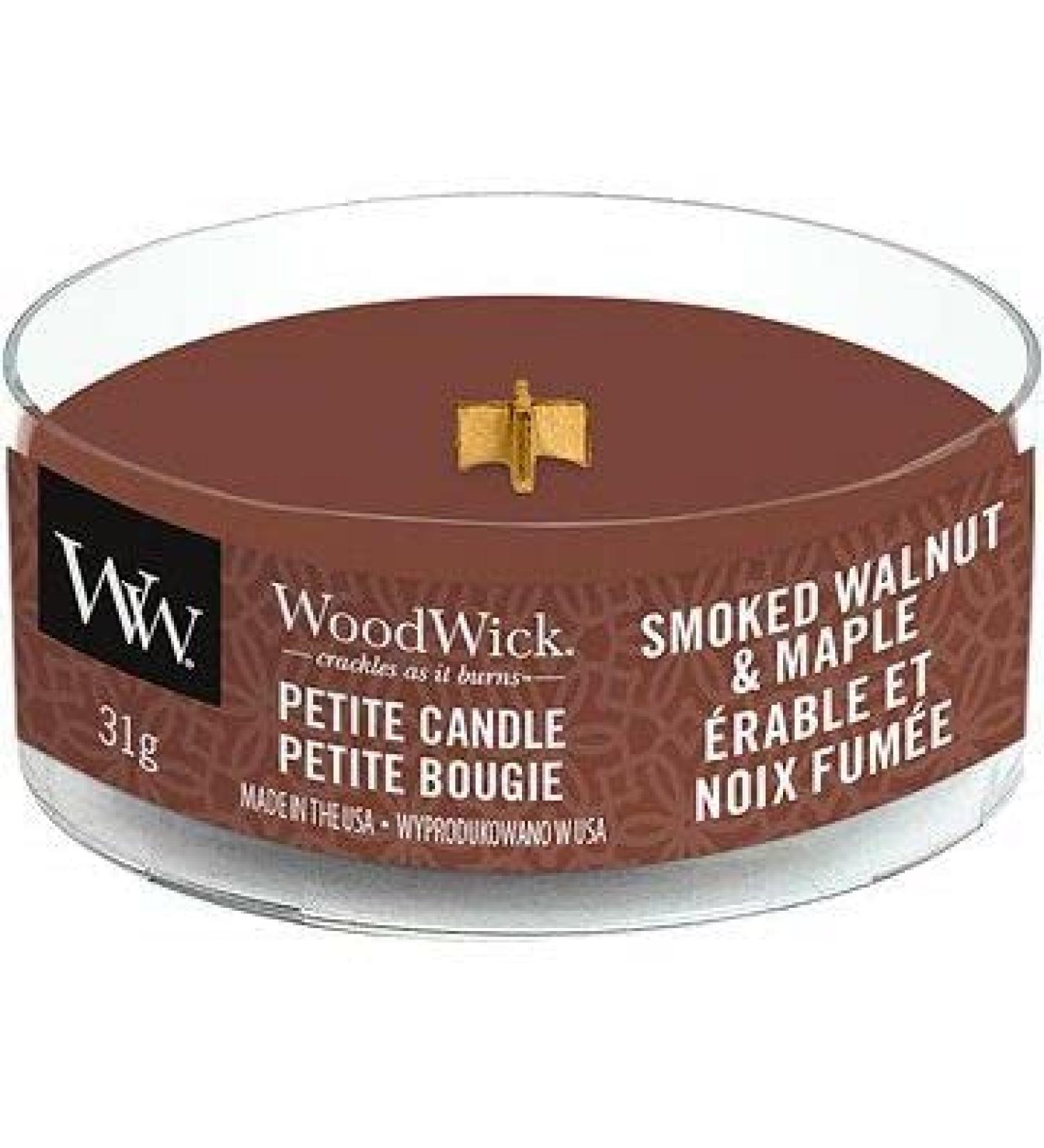 Smoked Walnut & Maple Aromatic Candle 31g