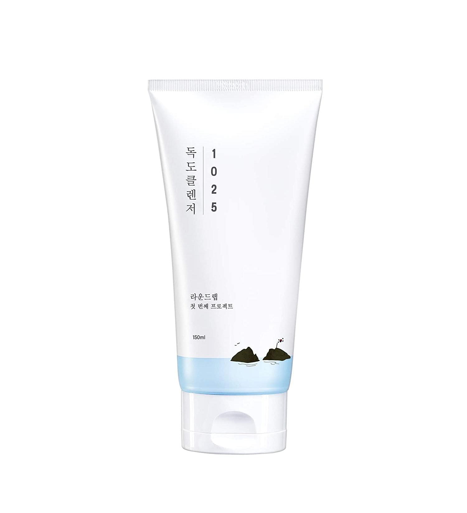 ROUND LAB 1025 Dokdo Cleanser 150ml - Moisturizing Gentle Bubbly Foam Cleanser - Buy Online on GoSupps.com