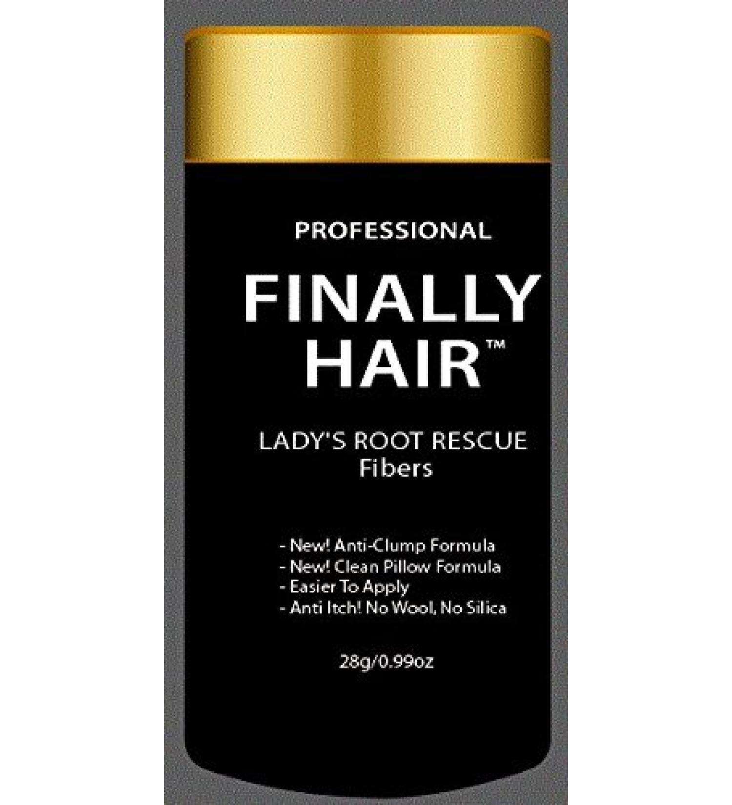 Root Touch Up Concealer & Hair Thickener - Cover Roots & Grey Hair - Lady's Root Rescue Dark Brown (28g) - Finally Hair - Buy Online on GoSupps.com