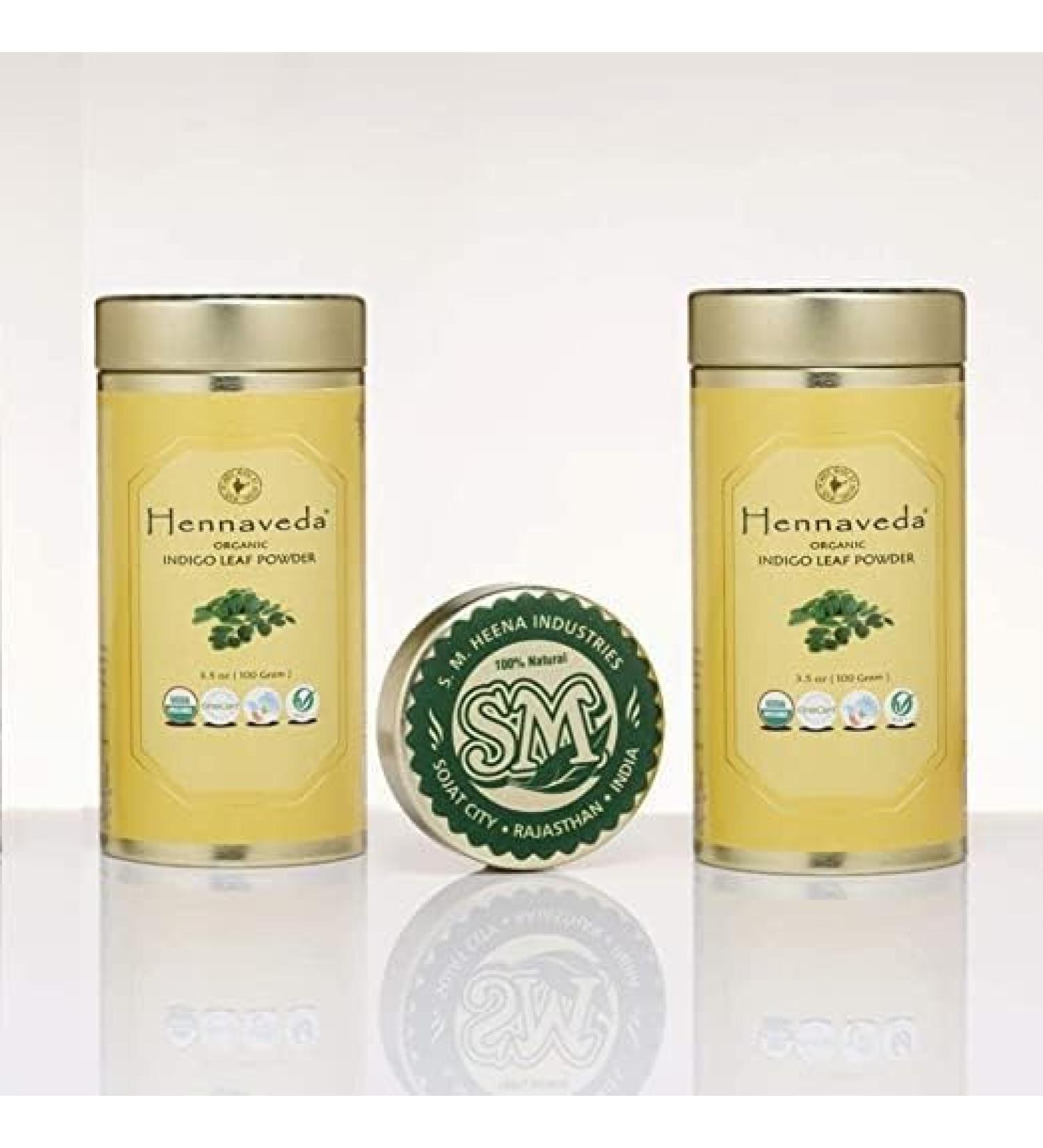  QURA QURA Natural Health Products Organic Indigo Powder (Indigofera Tinctoria) for Hair Pure Neel Powder for Natural Dye Black/Brown 200 g - Buy Online on GoSupps.com