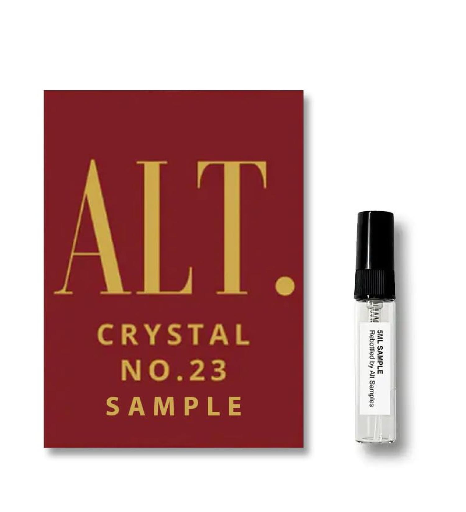 J FARELL ALT Crystal No 23 Perfume for Women & Men - Sample Size 5mL Travel Size by ALT Fragrances Perfume Cologne 5mL