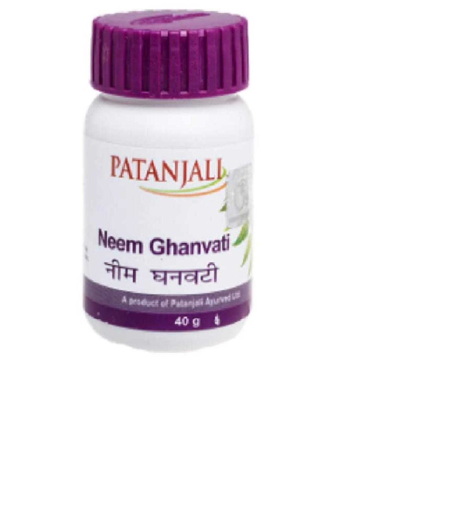 Baba Ramdev -Patanjali Neem Ghan Vati by Divya - Buy Online on GoSupps.com