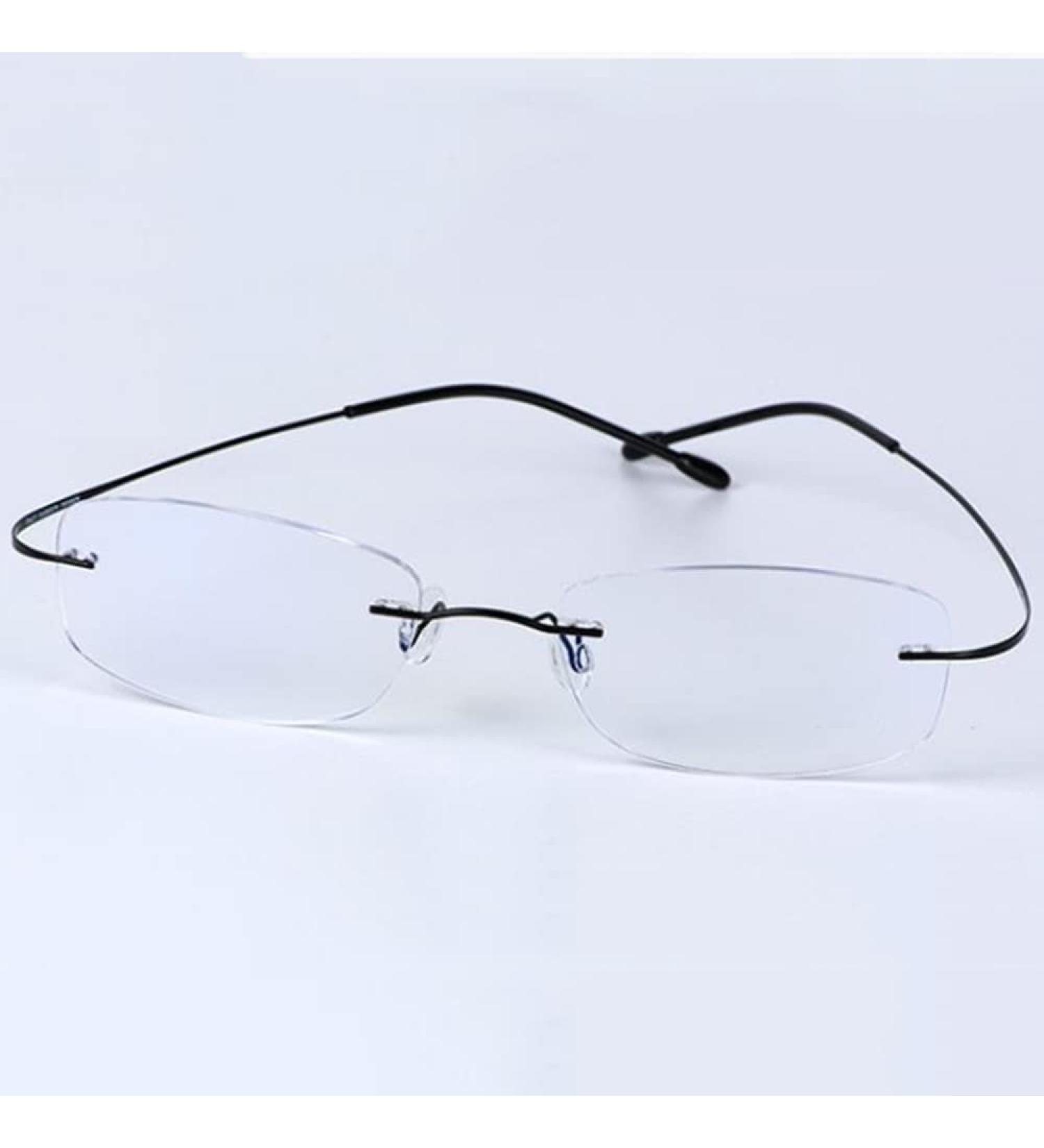 Buy Buli 1.00 Titan Ultra-Light Reading Glasses for Men - Invisible Computer Glasses +1.5 (Black) | International Shipping - Buy Online on GoSupps.com