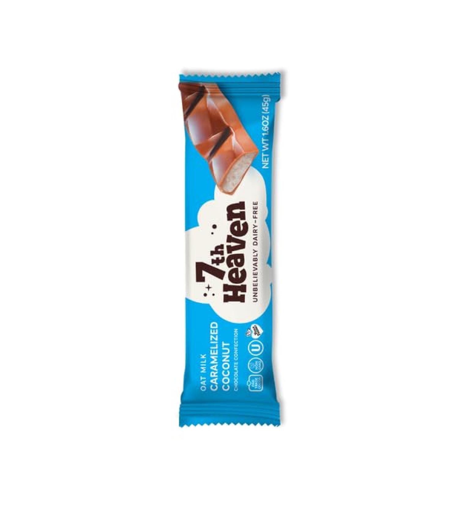 Broadway candy 7th Heaven Caramelized Coconut Oat Milk Chocolate 2 x 45g