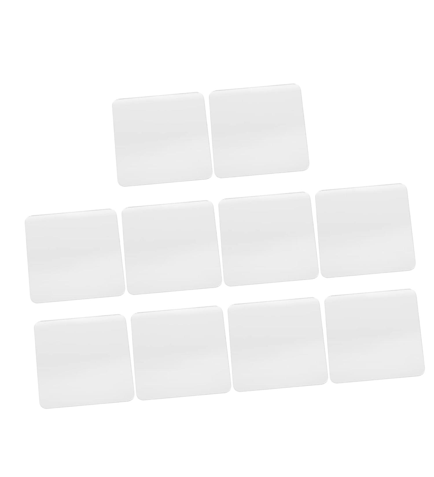 COHEALI 10pcs Sheets Self-Adhesive Square Lens Mirrors Square Mirror DIY Acrylic Sticker Removable Crafts 3D 5X5cm A - Buy Online on GoSupps.com