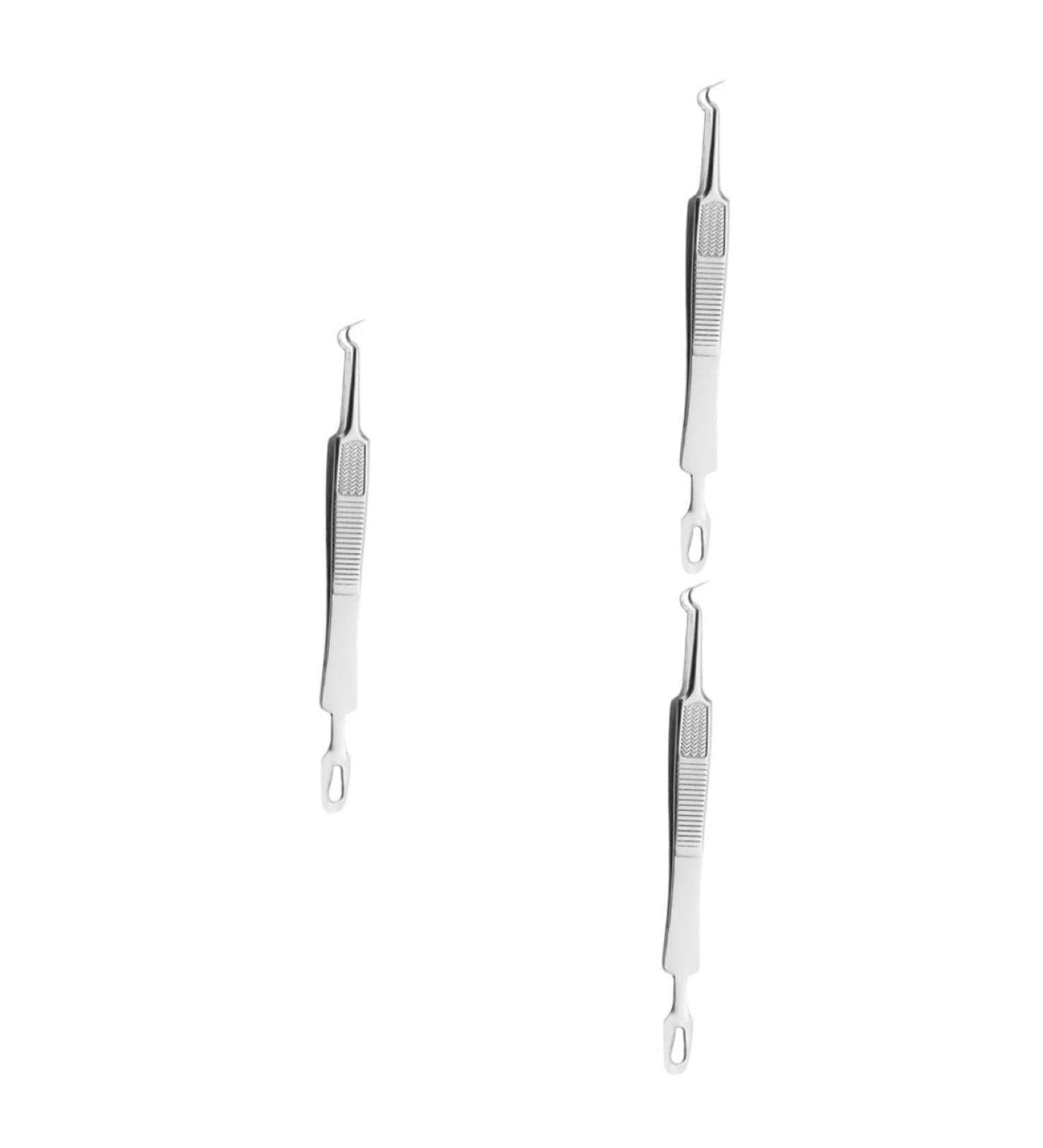 Hemoton 9 Pcs Clip Blackhead Tweezers Stainless Pimple Remover Pimple Extractor Kit Blackheads Extractor Tweezers Kit Blackhead Extractor Pimple Tweezers 1 count (Pack of 1) - Buy Online on GoSupps.com
