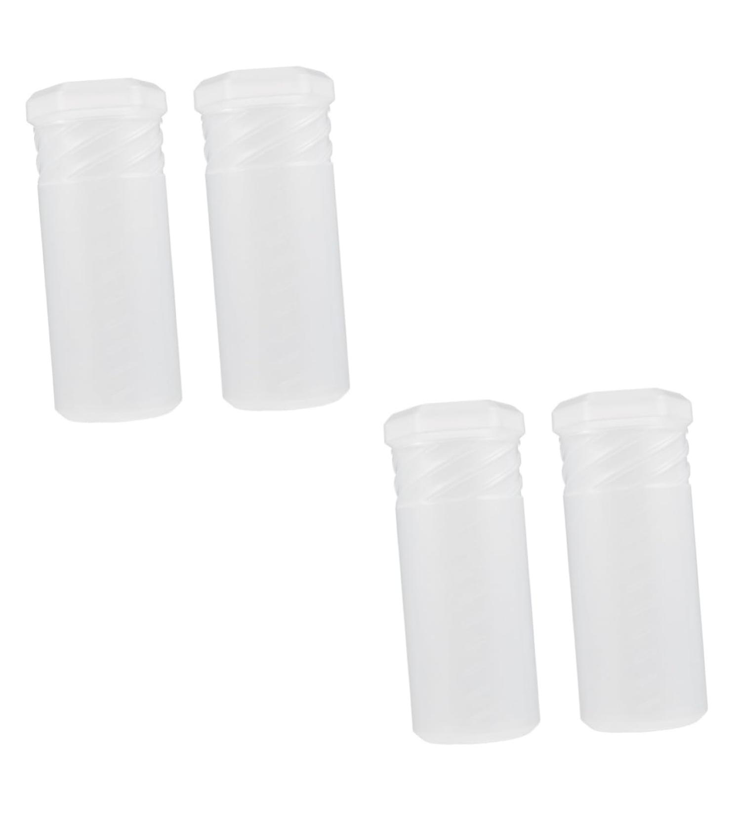 Minkissy 4-Piece Adjustable Brush Holder Set | Travel Shaving Brush & Toothbrush Box for Men | Portable & Durable Protection | 5.5x5.5cm Transparent Design - Buy Online on GoSupps.com