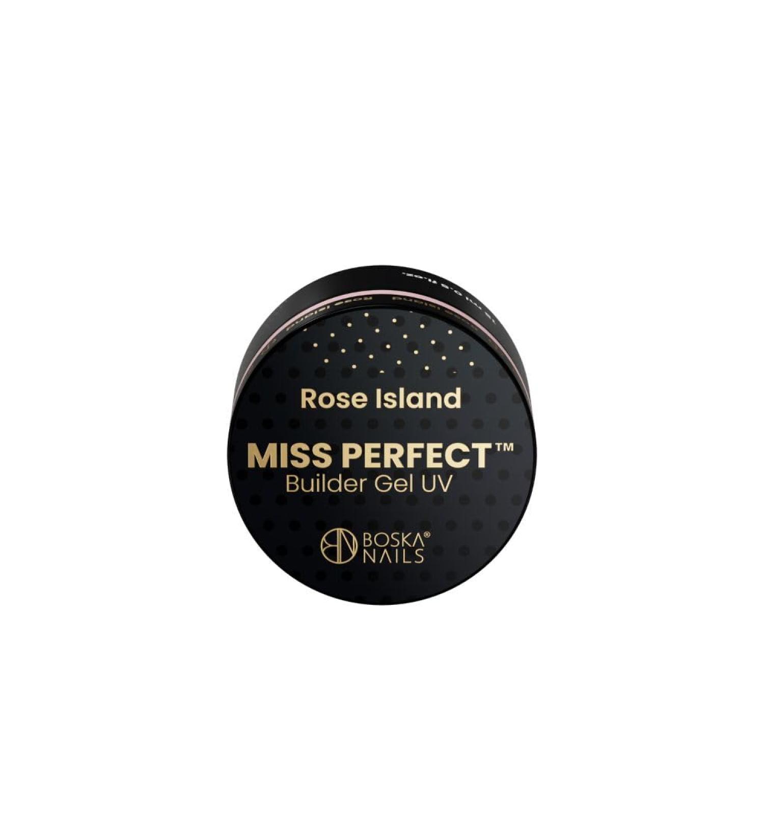 Divine Nails Miss Perfect Rose Island Builder Gel 50 ml - Buy Online on GoSupps.com