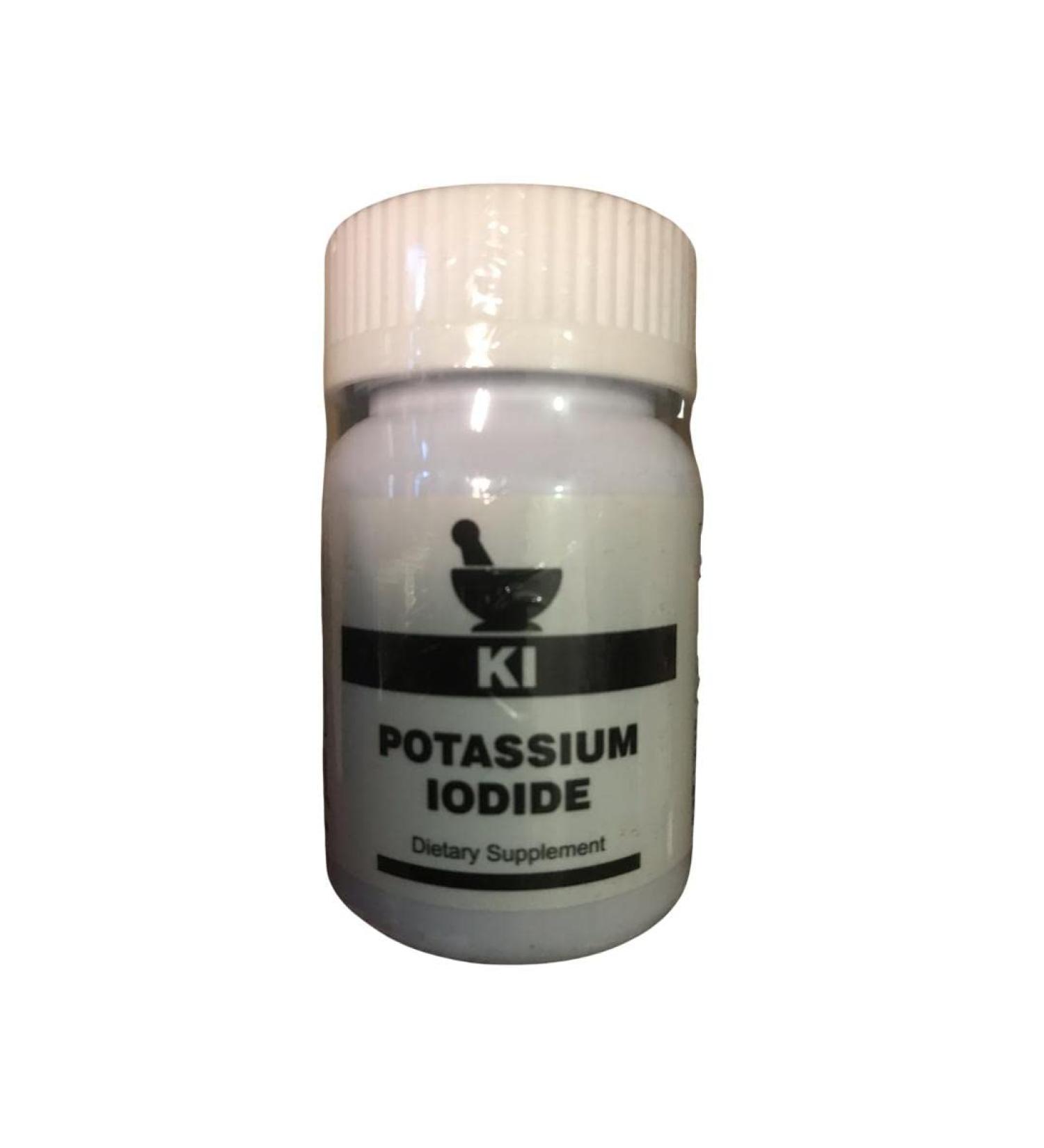 Potassium Iodide 65mg - 60 Tablets | Thyroid Support Supplement - Buy Online on GoSupps.com