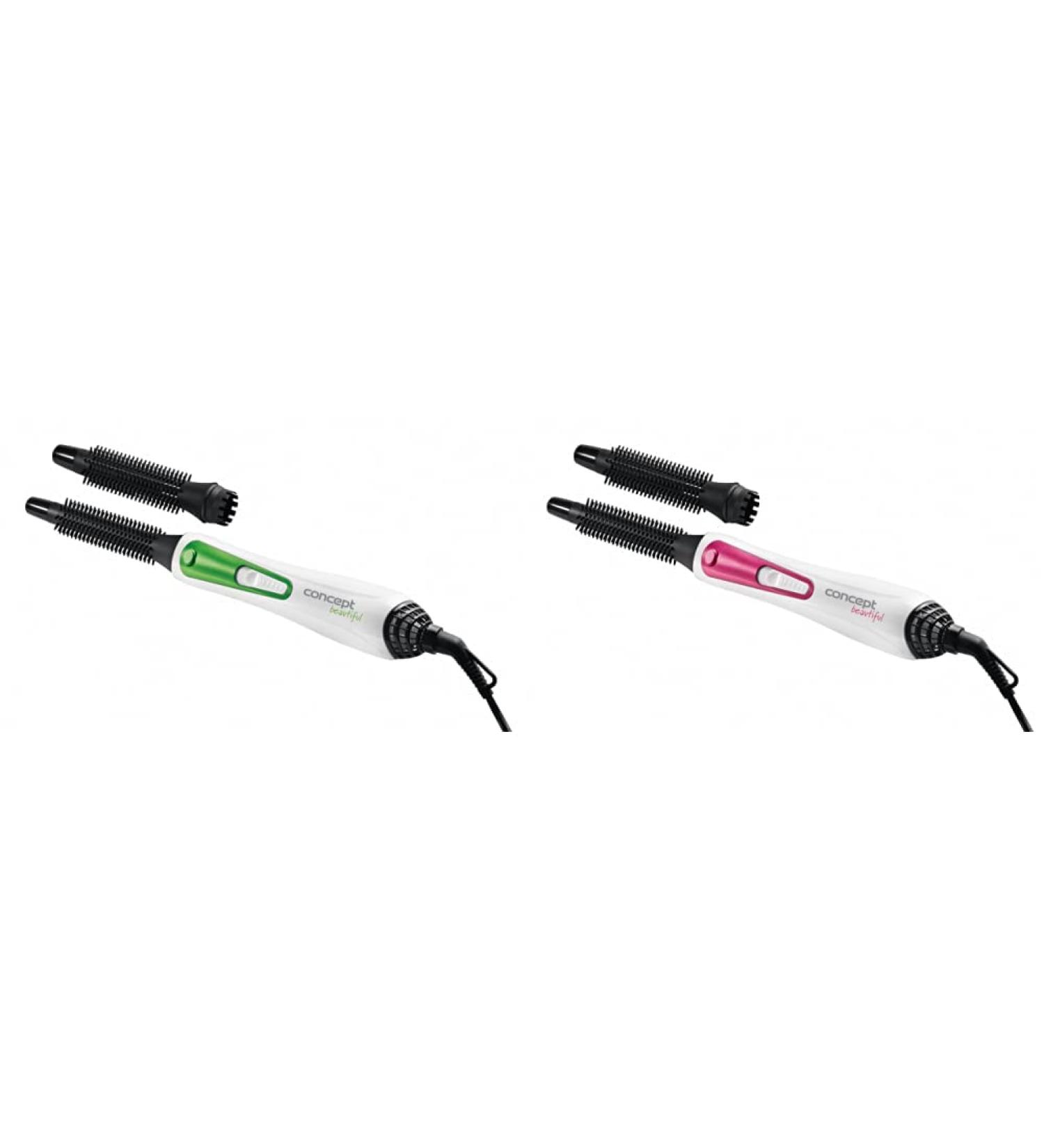Buy Concept Warm Air Brush KF-1110FI & KF-1310ZE Bundle - 2 Attachments Purple & Green - International Shipping Available - Buy Online on GoSupps.com