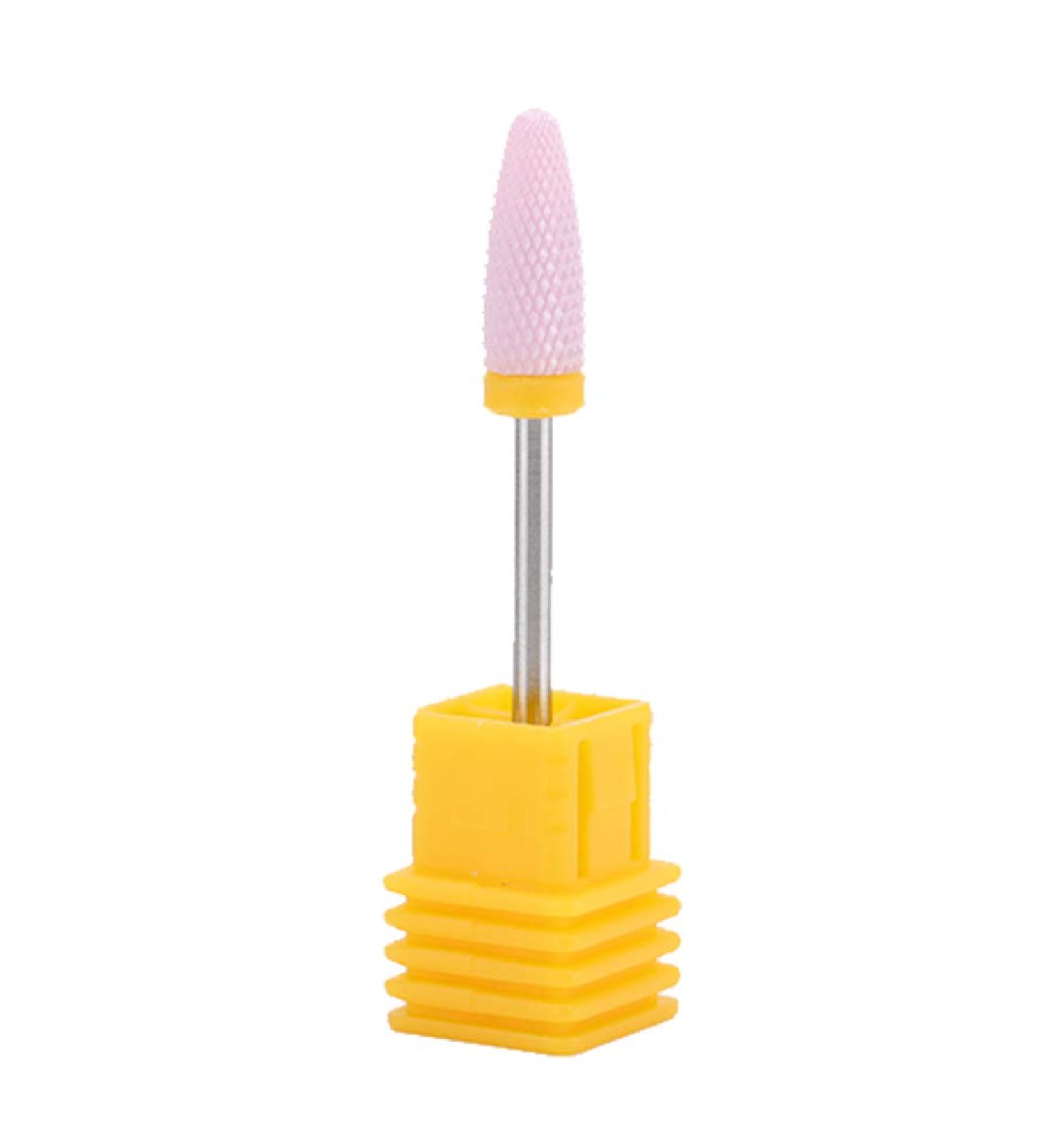 Ceramic Nail Drill Bit Cylinder Shape Grinding Head Nail Drill Bit for Nail Polishing Manicure Tools Fine Manicure Drill Bits (5 Types) (20L) 20st - Buy Online on GoSupps.com