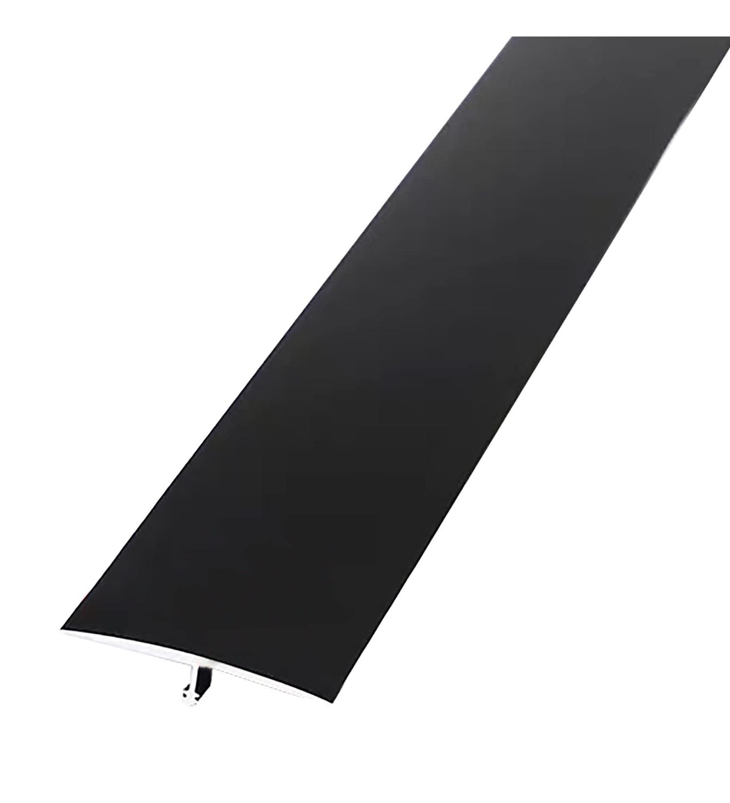 1.6 Inch Wide Indoor Narrow Floor Strip Matte Carpet Trim Transition Strip Easy to Install Thresholds Reducer Ramp for Front Door Doorways (Color : Black Size : 140cm/55.1in) Black 140cm/55.1in - Buy Online on GoSupps.com