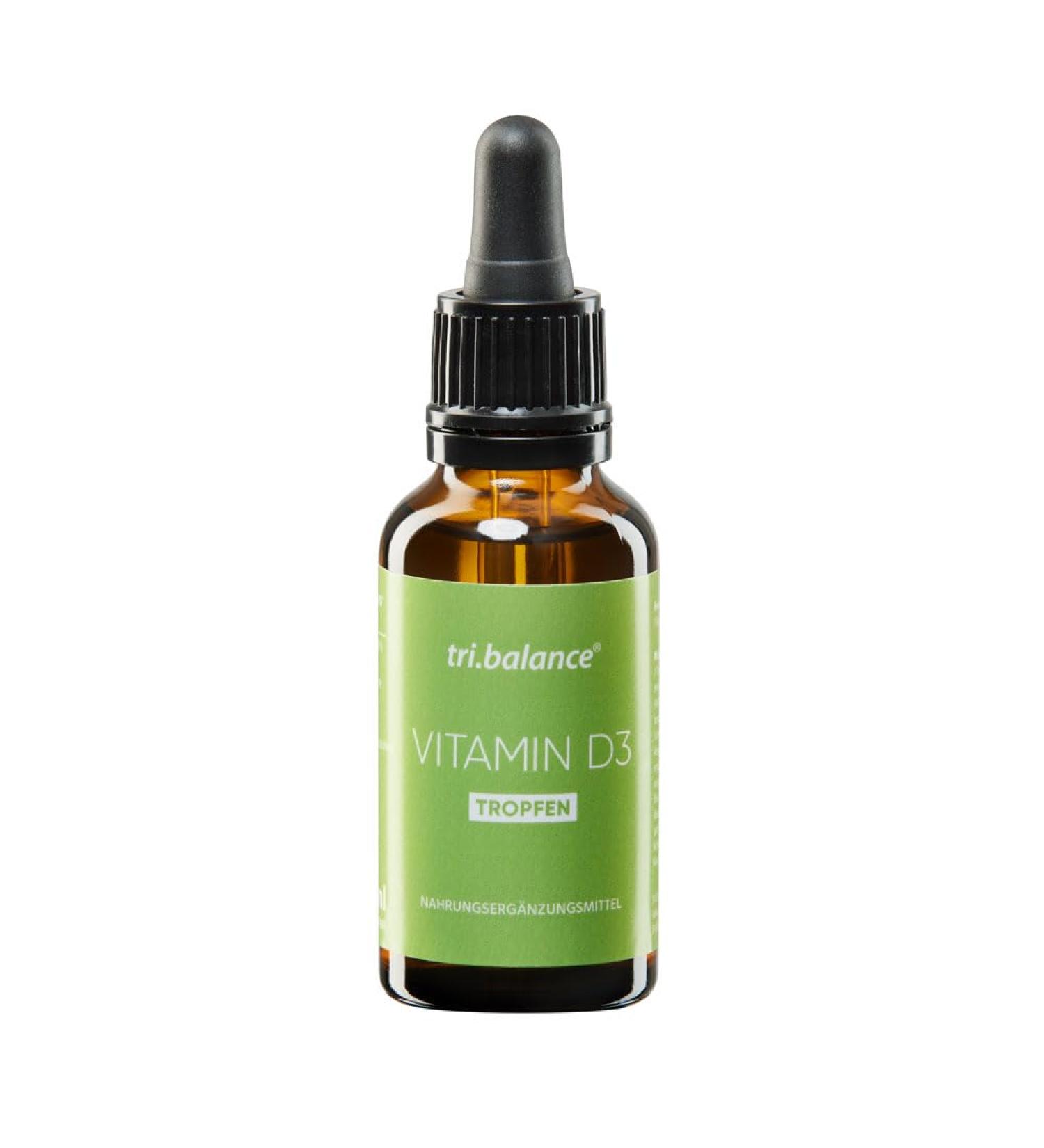  tri.balance tri.balance Vitamin D3 Drops (1 x 30 ml) 800 IU - in MCT oil - Buy Online on GoSupps.com
