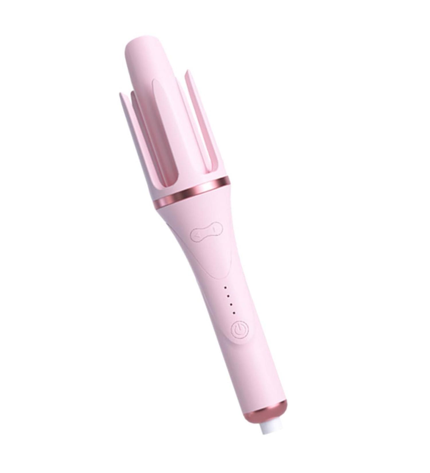 Beatifufu Fully Automatic Hair Curling Iron Curler Crimper Hair Tool Pink Nylon - Buy Online on GoSupps.com