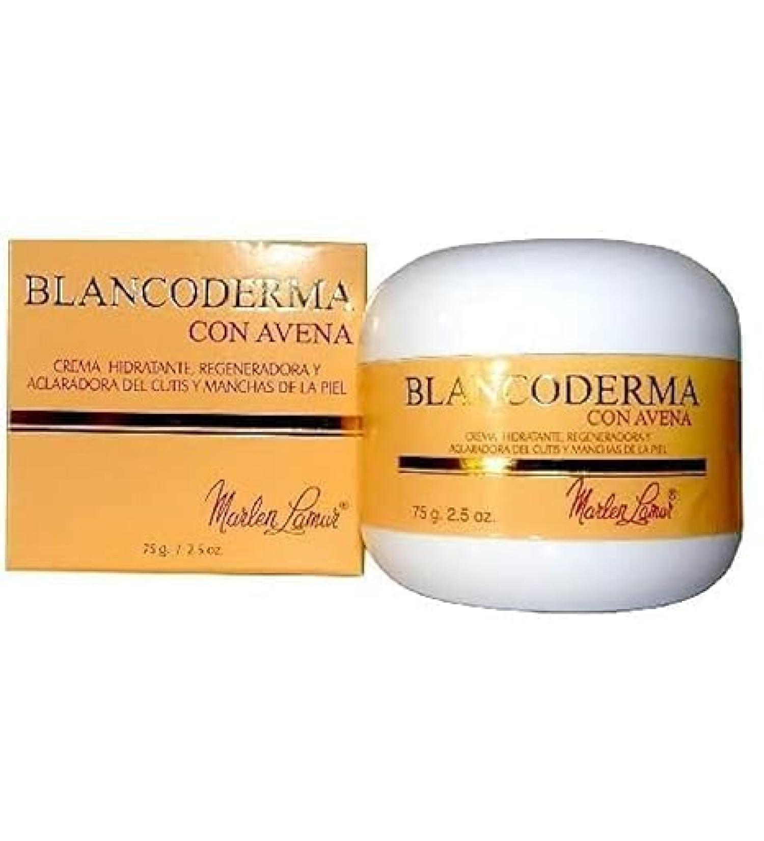 MARLEN LAMUR Blancoderma Brightening Face Cream with Natural Oat Extract Lightweight Daily Moisturizer for Uneven Skin Tone & Dark Spots Non-Comedogenic For Women & Men 75g - Buy Online on GoSupps.com