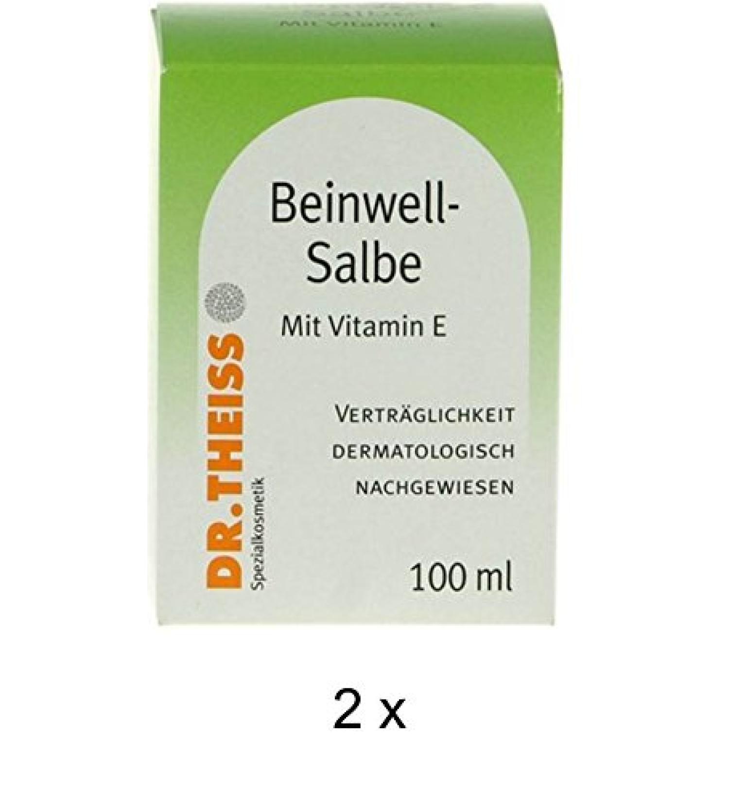Linwell ointment from Dr.Theiss 2 Set (2 x 100 ml) savings set.Compatibility of dermatologically demonstrated.With vitamin E. combination of lipids leg wave tincture and vitamin E.