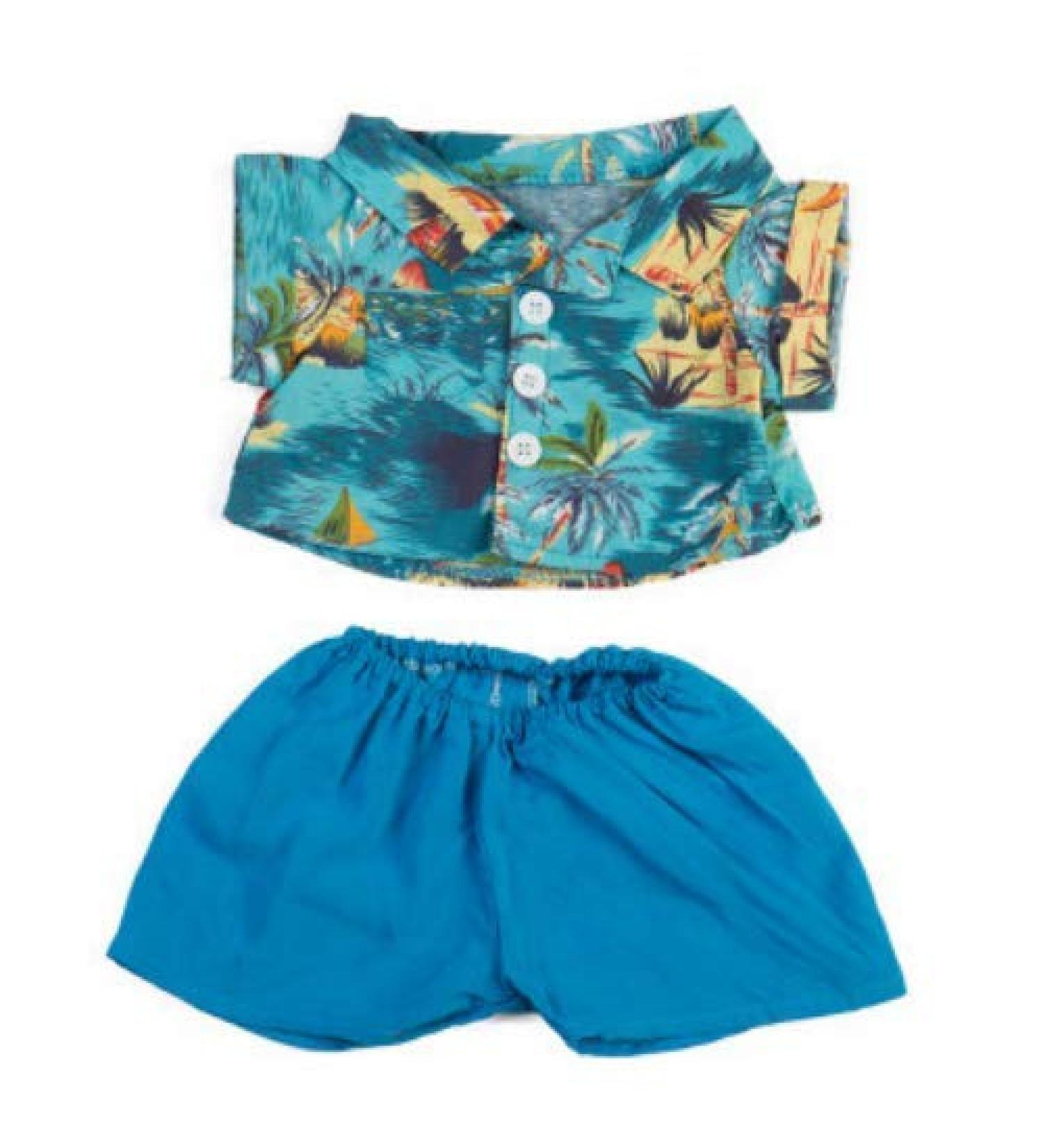 Hawaii Teddy Bear Outfit - 16 /40cm - Clothes for Teddy Bear - BEAR NOT INCLUDED - Buy Online on GoSupps.com