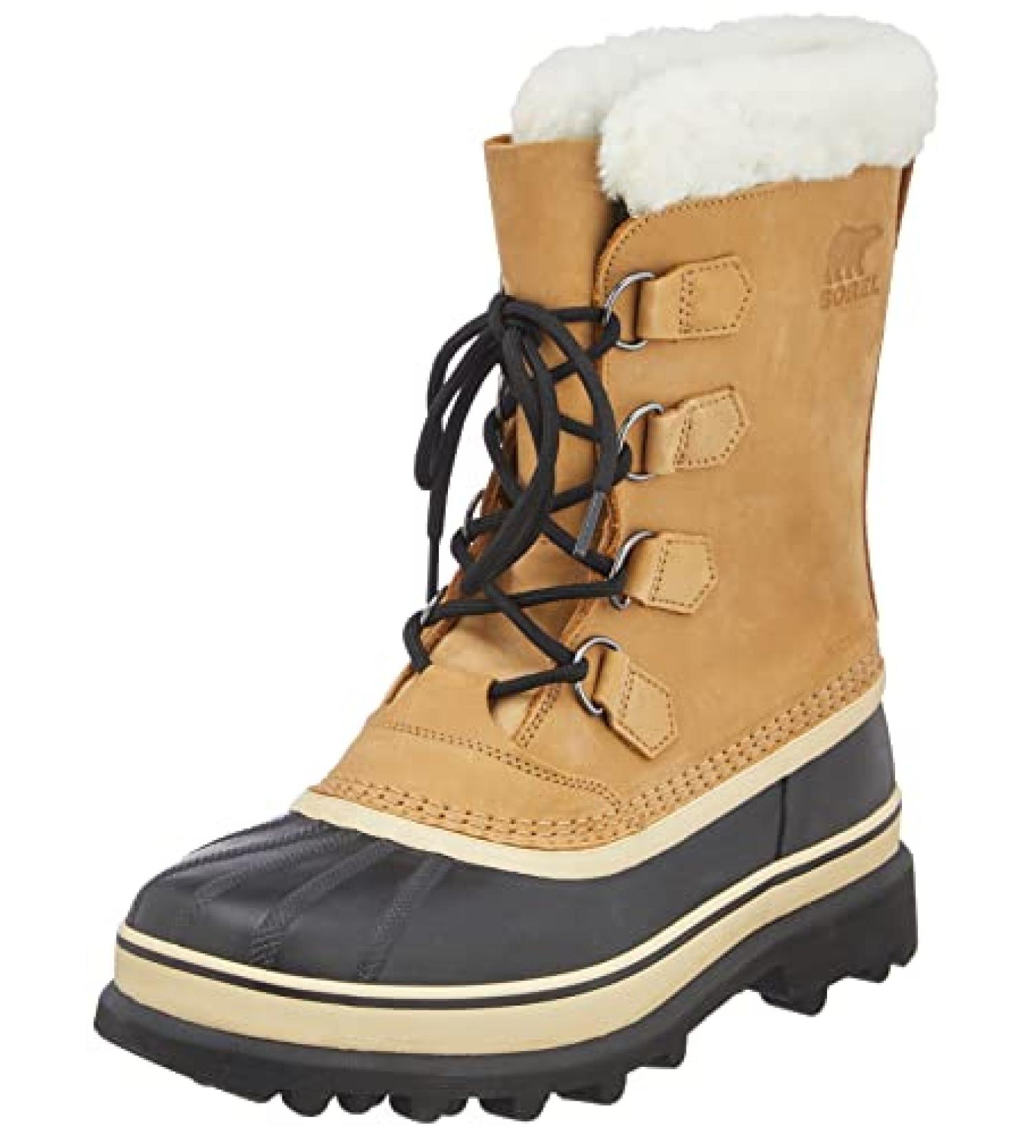 SOREL Men's Caribou Waterproof Winter Boot - Size 12 Buff - Buy Online on GoSupps.com