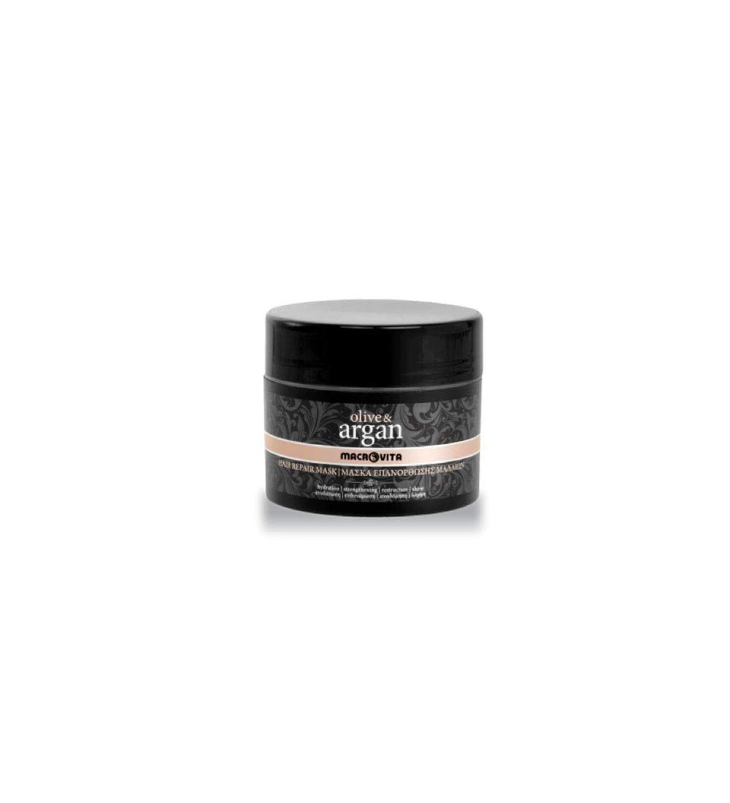 ARGAN HAIR REPAIR MASK HYDRATION | STRENGTHENING | RECONSTRUCTION | SHINE OLIVE & ARGAN FOR ALL HAIR TYPES 200 ML.