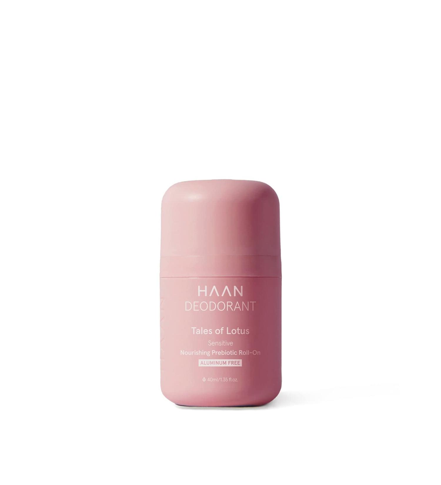 HAAN - Aluminum-free deodorants for sensitive skin 40ml - Vegan and refillable - Tales of Lotus scent
