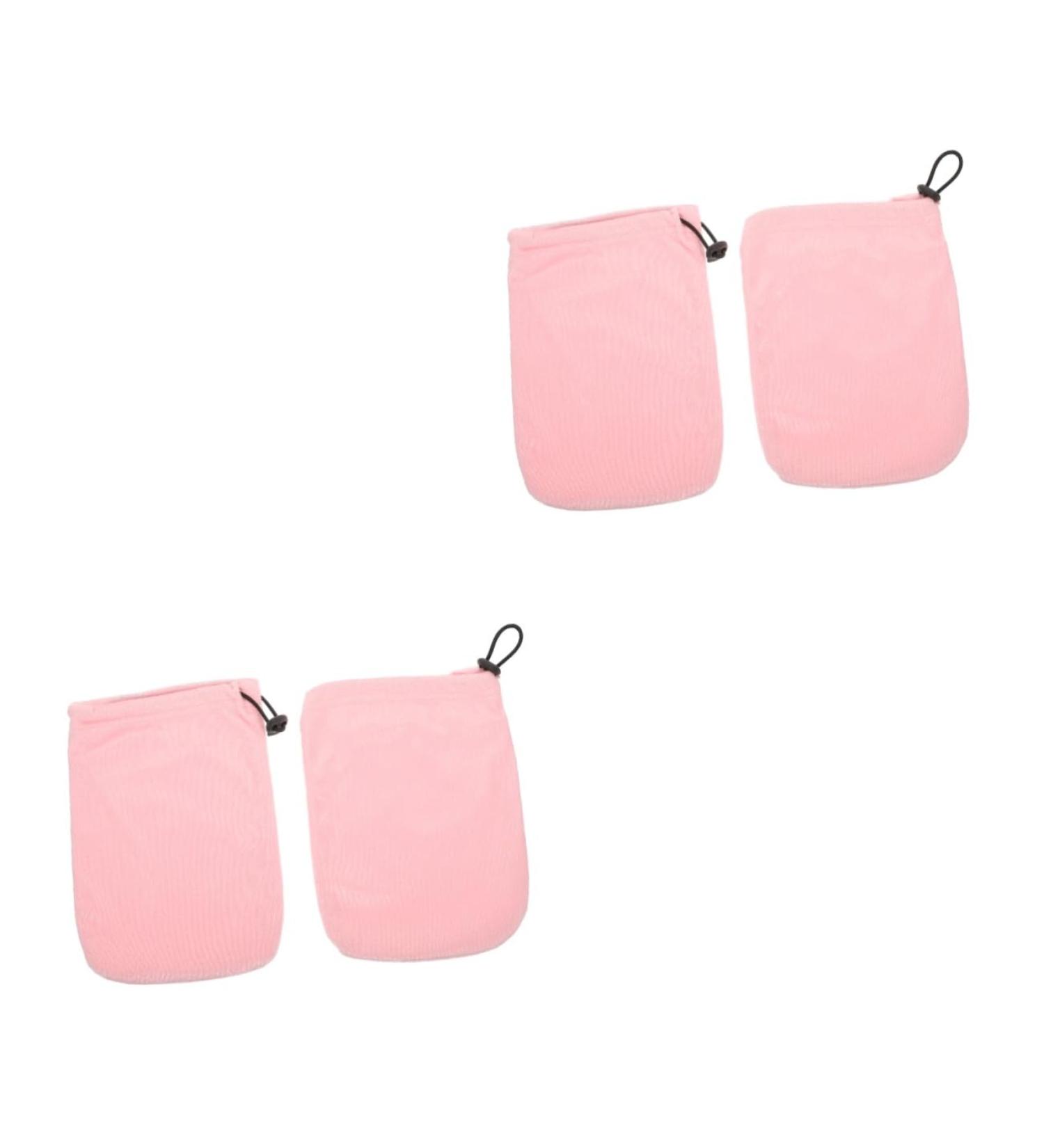 POPETPOP 2 Pairs Wax Thermal Insulation Gloves Paraffin Gloves Practical Hand Spa Gloves Work Gloves Comfortable Hand Care Gloves Foot Baby Cotton Headband Pink - Buy Online on GoSupps.com