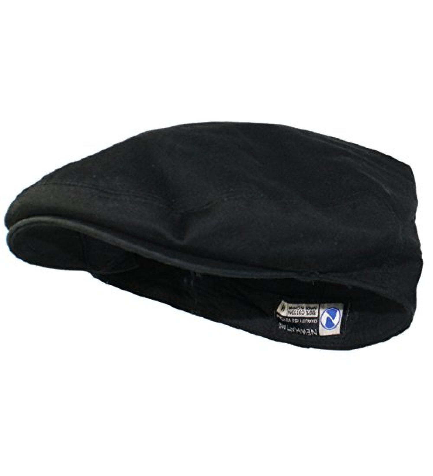 Ted & Jack Large Black Solid Cotton/Polyester Newsboy Cap - Street Easy Traditional Style - Buy Online on GoSupps.com