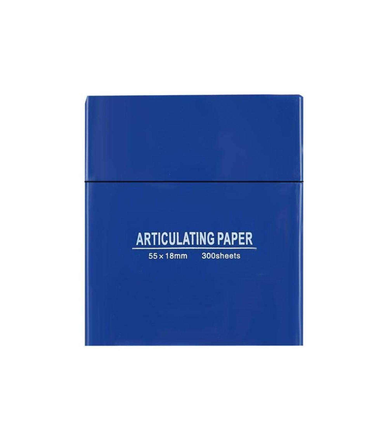 300 Sheets Dental Articulating Paper for Occlusion Control - Blue Anticulating Strips | International Shipping Available - Buy Online on GoSupps.com