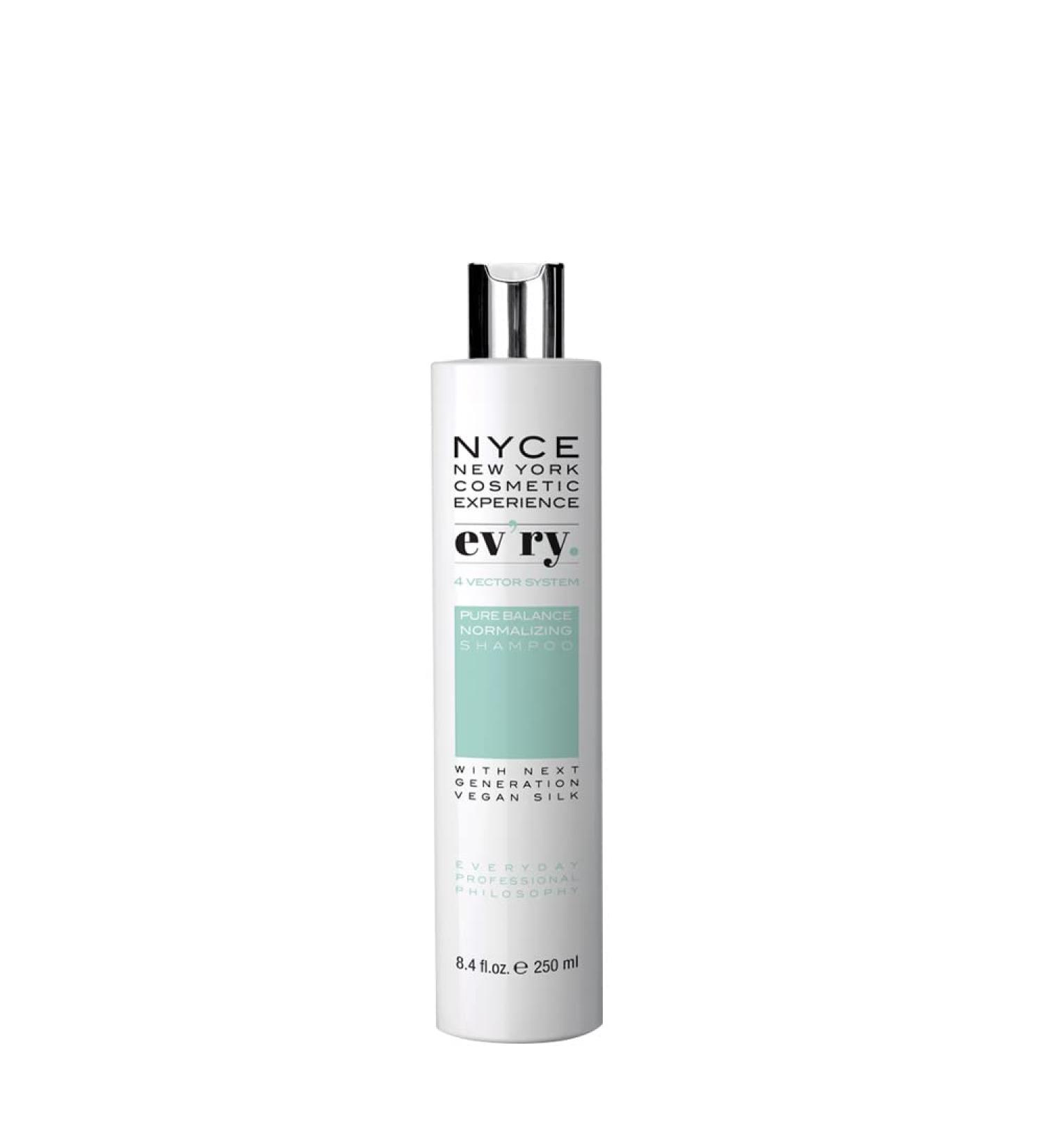 Nyce Nyce Ev'ry 4 Vector System Pure Balance Normalizing Shampoo 250ml - shampoo per cute grassa
