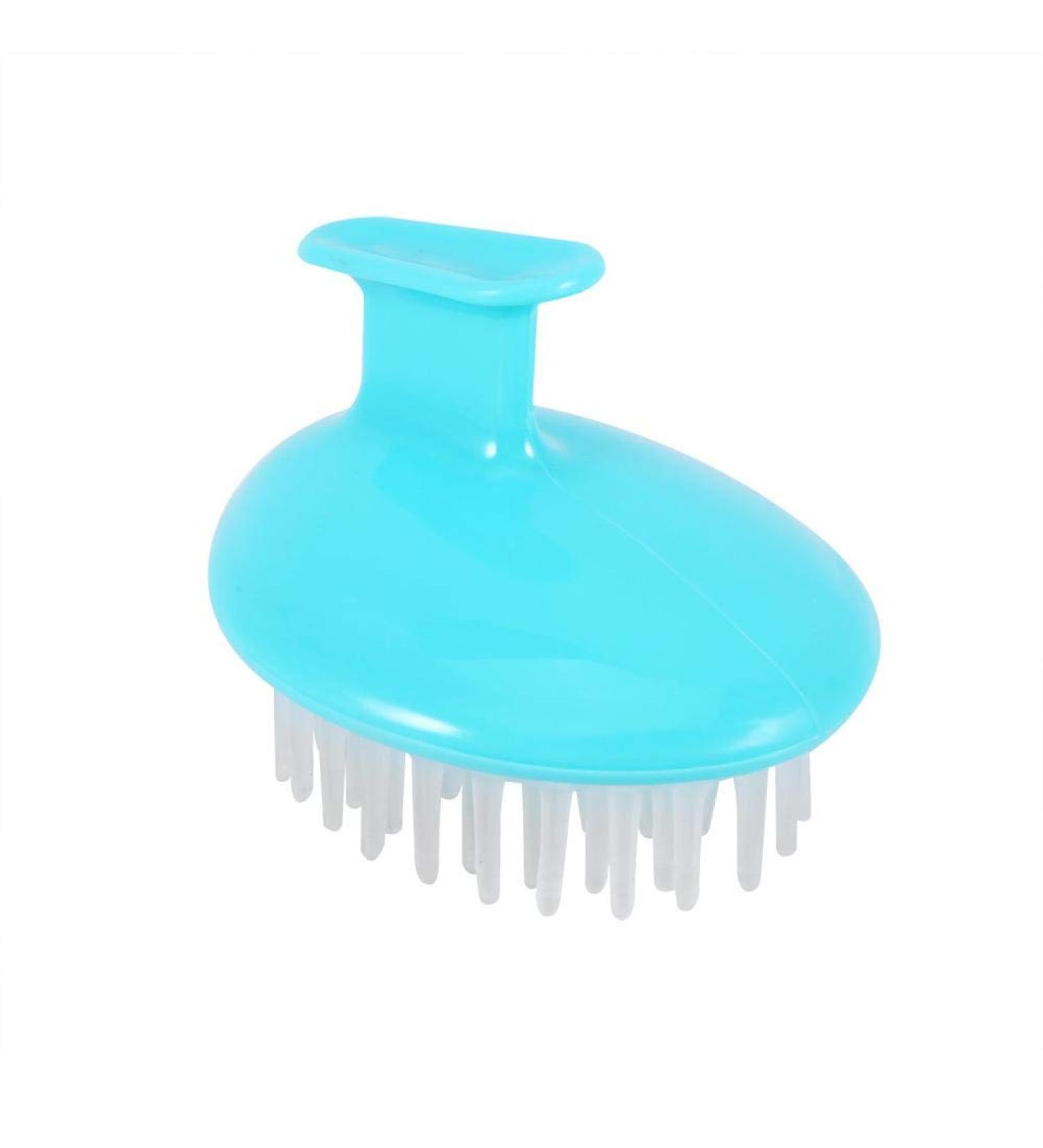Pongnas Head Massage Device Comb - Relaxing Hair Brush & Scalp Massager for Stress Relief | Blue Hair Care Tool - Buy Online on GoSupps.com
