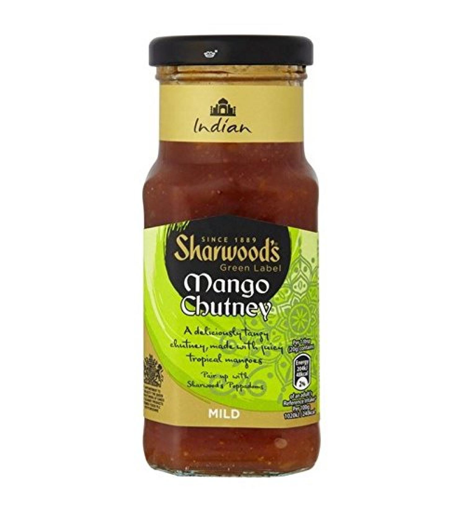 Sharwoods Sharwood Green Label Mango Chutney 227g (Pack of 2)