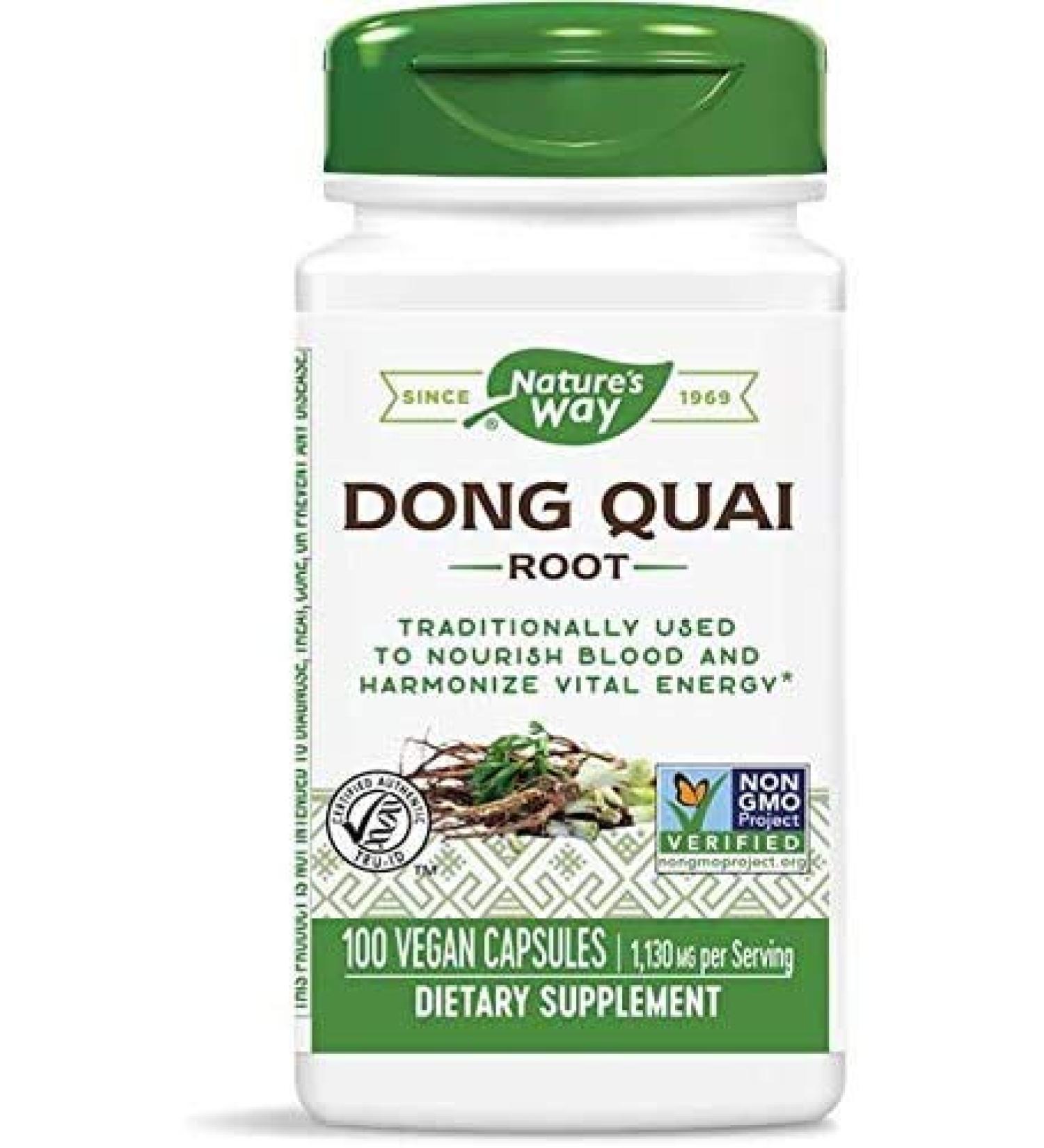 Nature's Way - Dong Quai Root 100 Capsules