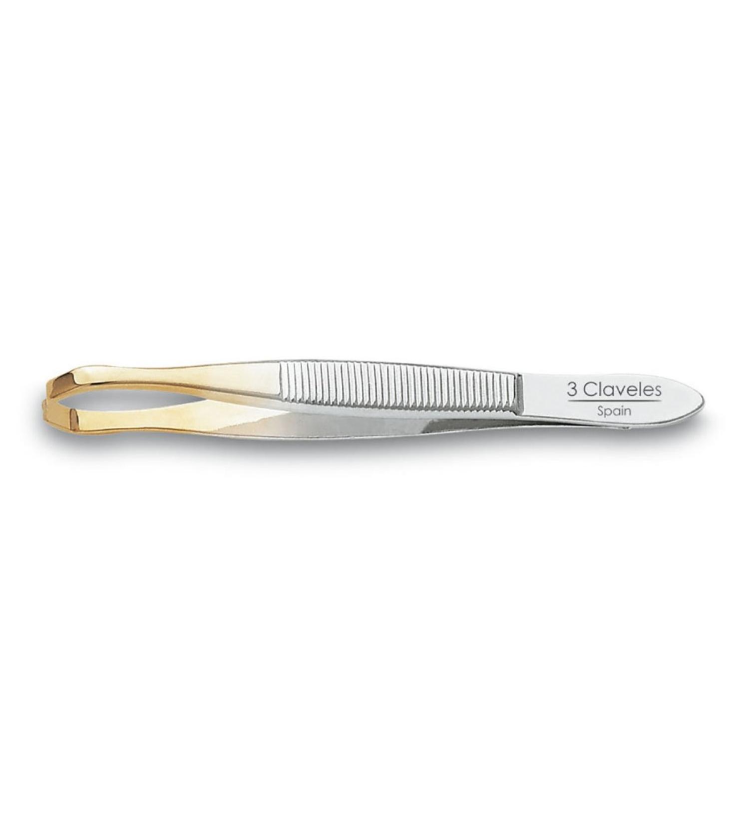 Claveles 12234 Pinza DEPILAR Krabbe - Spitze Gold 8 cm | International Shipping Available - Best Quality Hair Removal Tweezers - Buy Online on GoSupps.com