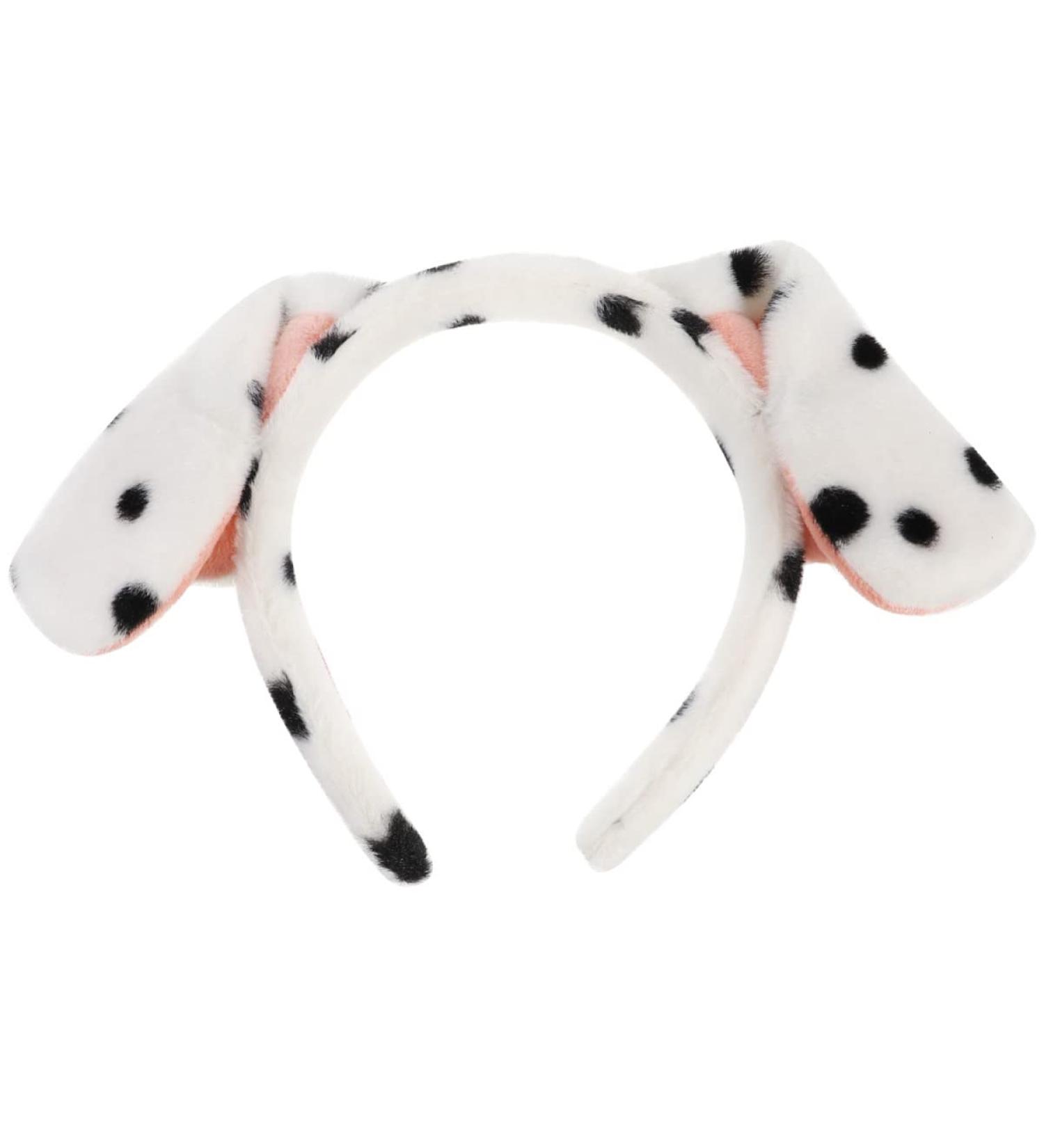 Valiclud Dalmatian Brown Rabbit Ears Headband - Cute Cartoon Dog Ears for Pet Parties & Christmas Costumes - Buy Online on GoSupps.com