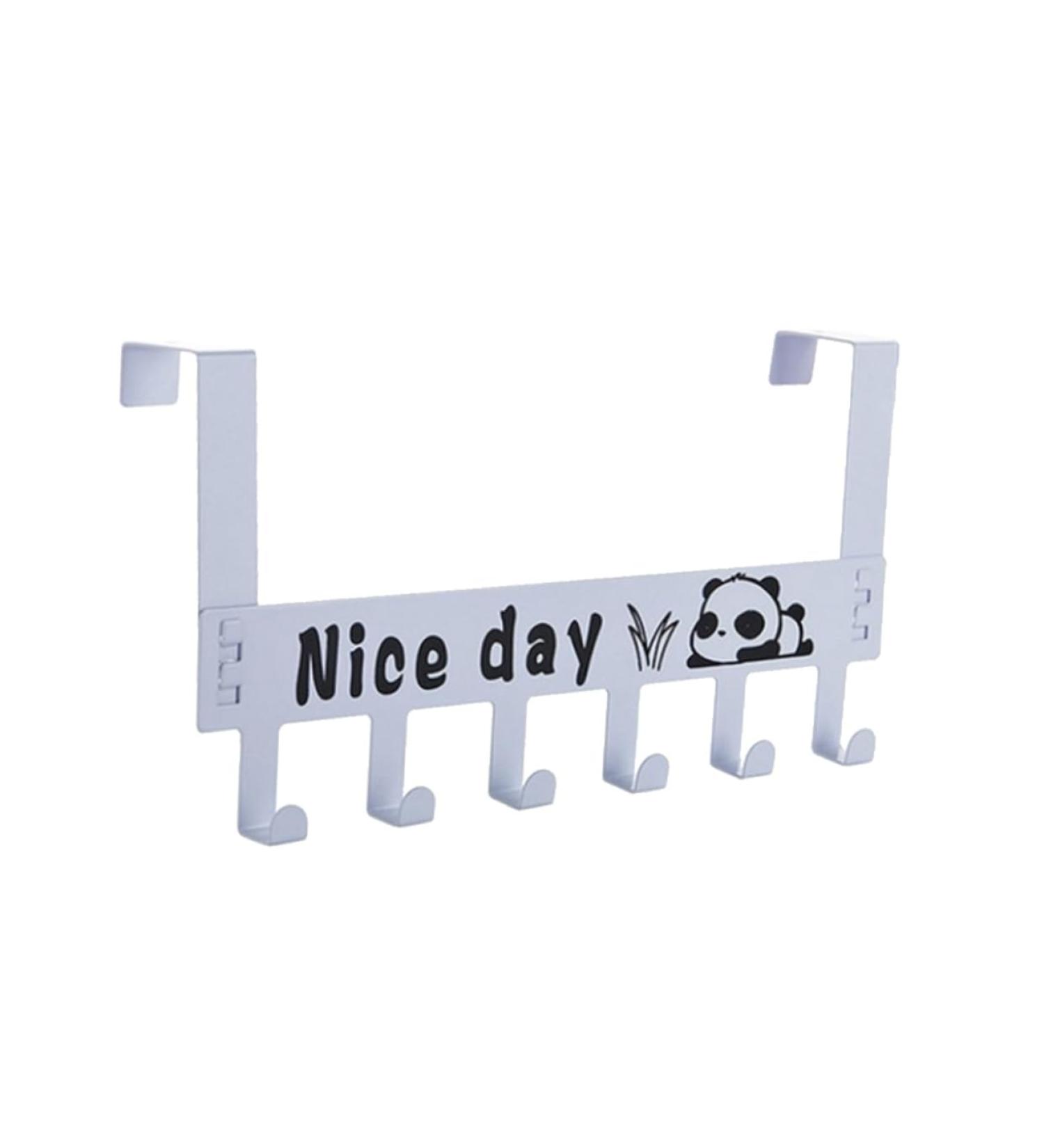 Alipis Over Door Clothes Hanger Rack Over The Door Coat Rack Storage Rack Coat Hanger Hanging Door Indoor medium White - Buy Online on GoSupps.com