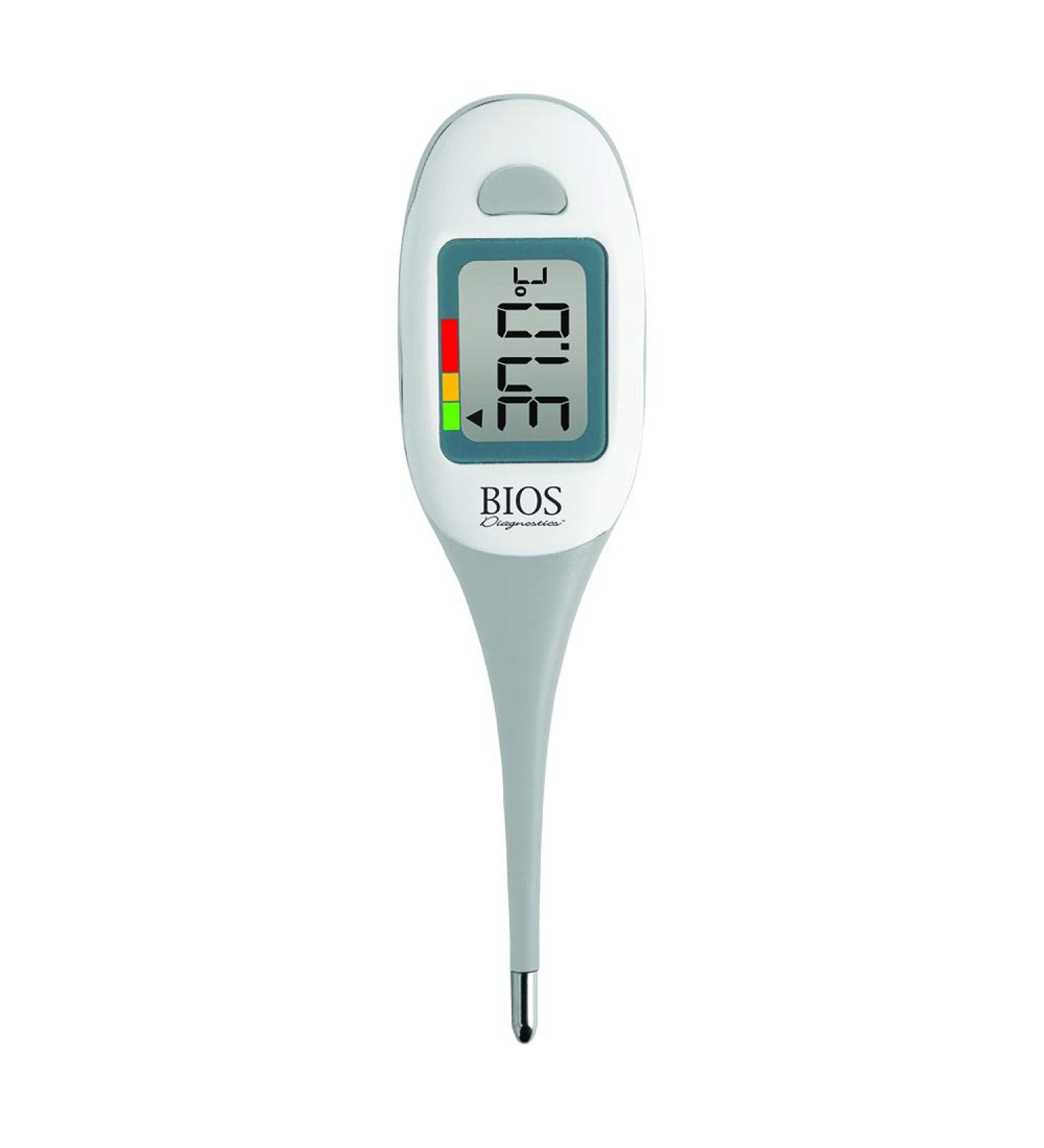 BIOS Diagnostics 5 Second Digital Thermometer for Oral Rectal Axillary 5 Second Reading Auto Shut Off Storage Case Included - Buy Online on GoSupps.com