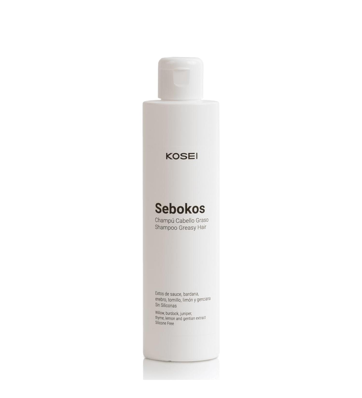  Kosei KOSEI SEBOKOS Shampoo for oily hair Softens and treats the scalp 200 ml - Buy Online on GoSupps.com