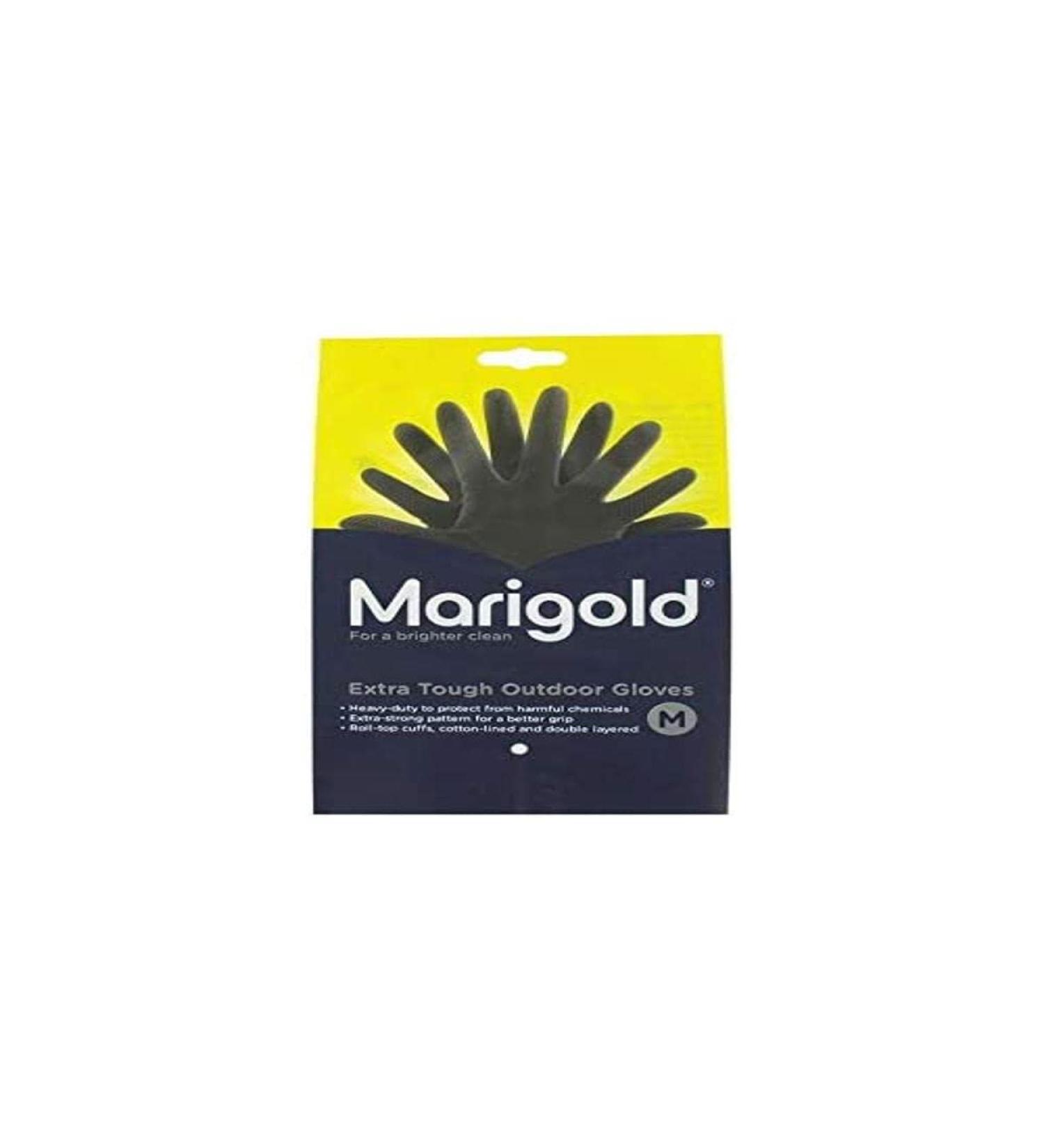 Marigold Extra Tough Outdoor Gloves - Single Pair (Medium) Black