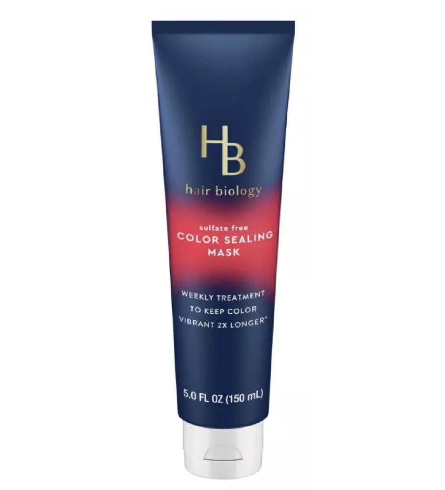 Hair Biology Sulfate Free Color Sealing Mask 5 Fl Oz - Biotin Infused for Color-Treated Gray Hair - Protects from Fade-Out - 1 Pack - Buy Online on GoSupps.com