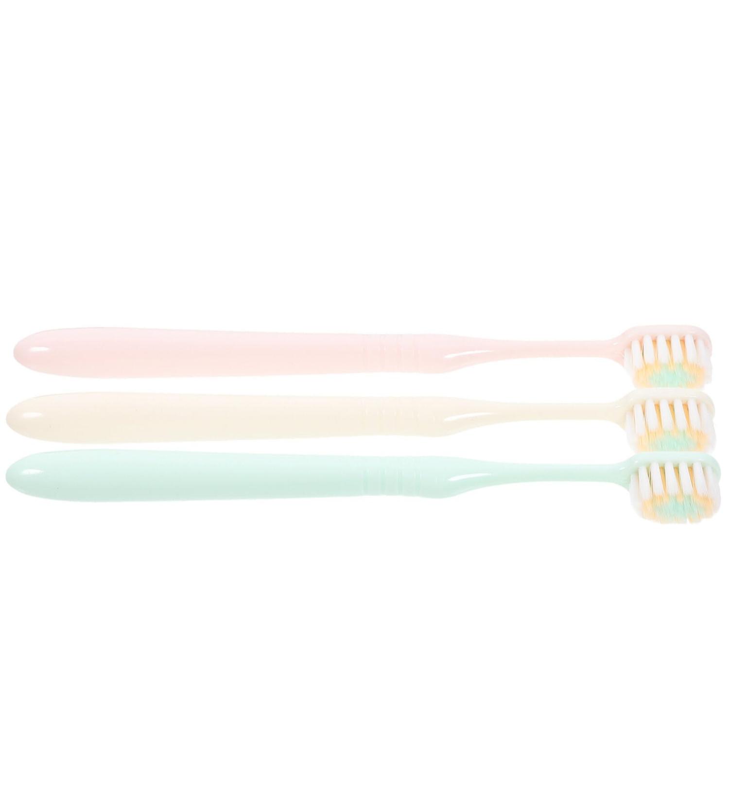 Beaupretty 3-Piece Brightening Toothbrush Set Reusable Oral Care for Sensitive Gums | Ideal for Adults - Buy Online on GoSupps.com
