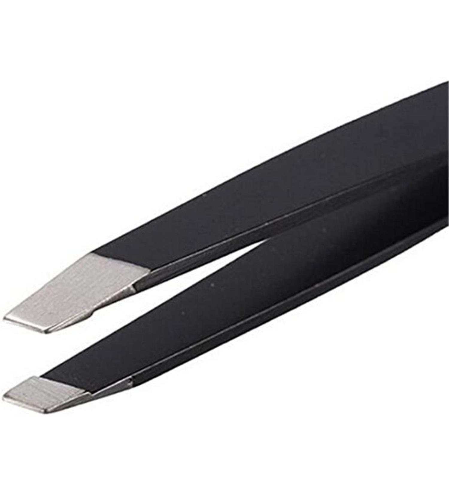 Stainless Steel Slant Eyebrow Tweezer Professional Makeup Beauty Tool