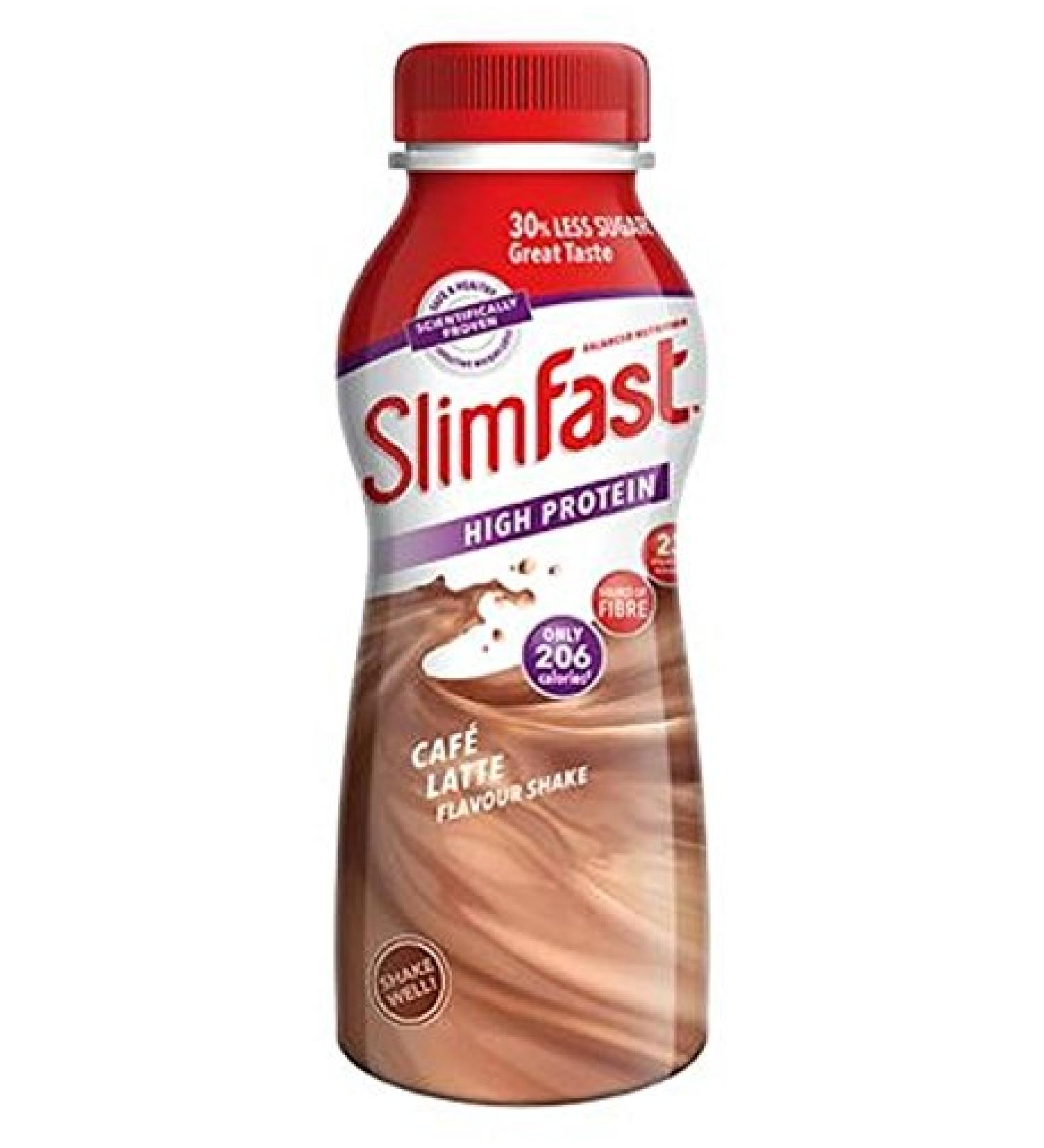 SlimFast Slimfast 2-pack of 325ml coffee latte milk