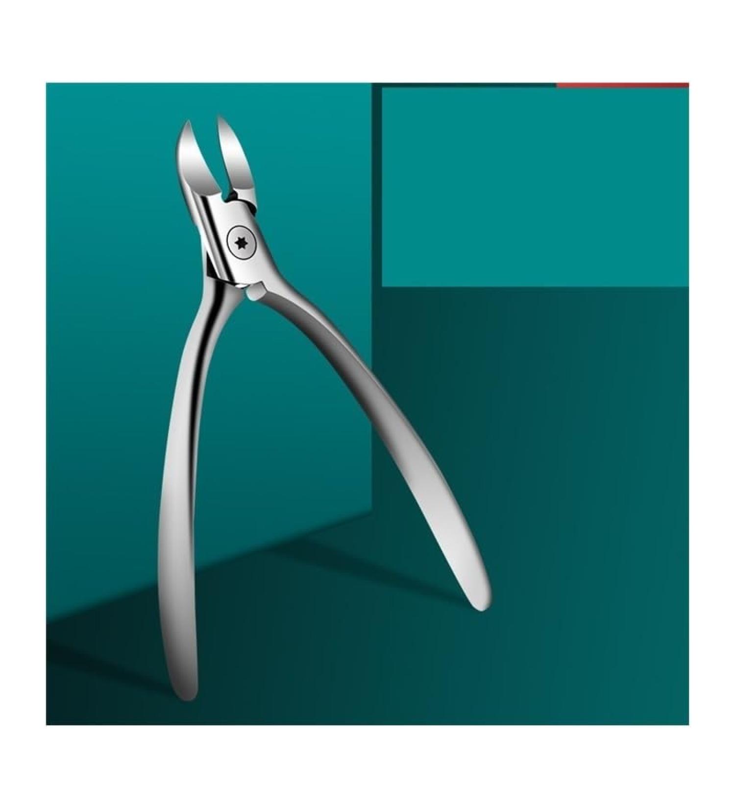 Stainless Steel Nail Groove Special Nail Scissors Hawkbill Pliers Oblique Edge Nail Clippers Stainless Steel Manicure Trimming Tools Silver - Buy Online on GoSupps.com