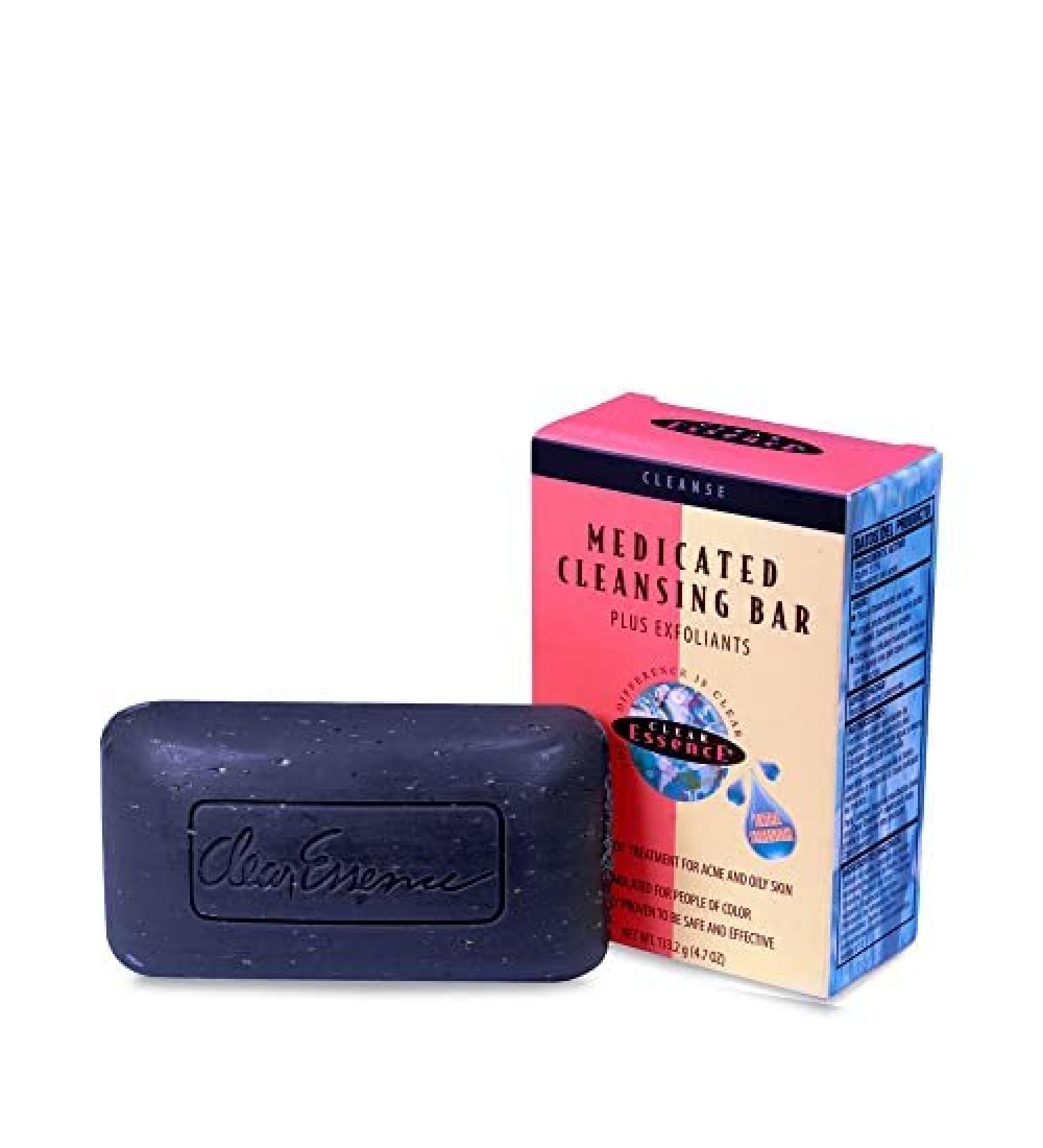 Clear Essence Platinum Extra Strength Medicated Cleansing Bar - Exfoliating Face & Body Soap for All Skin Types | Acne Treatment & Complexion Perfection (4.7oz - Buy Online on GoSupps.com