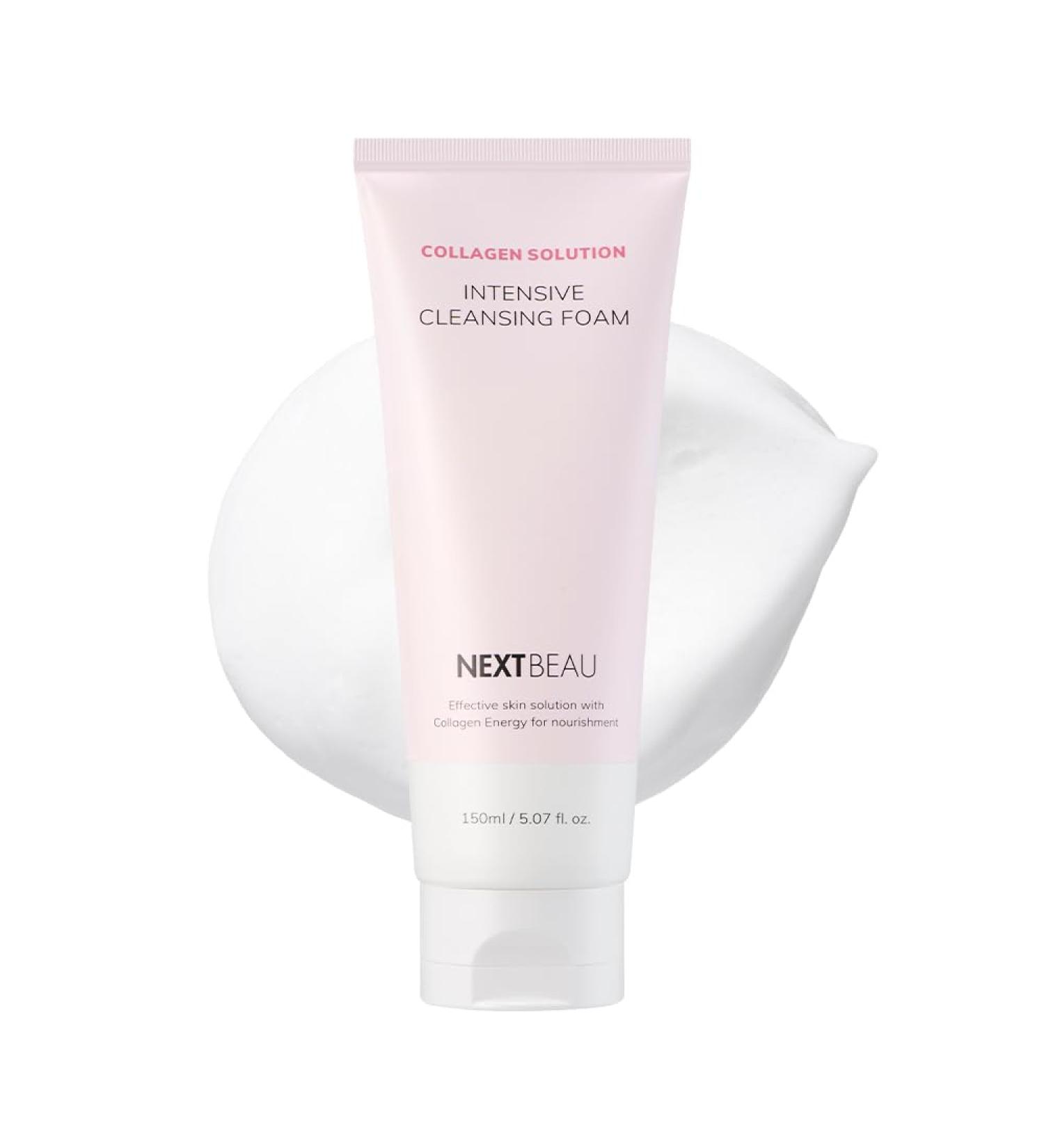 Collagen Solution Intensive Cleansing Foam | Korean Skincare Beauty | Deep Cleansing & Hydration Gel | 150ml - Buy Online on GoSupps.com