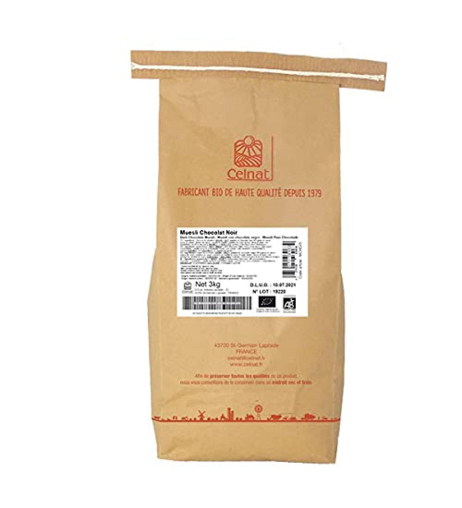 Celnat - Dark Chocolate Muesli 3Kg - Unit - Buy Online on GoSupps.com