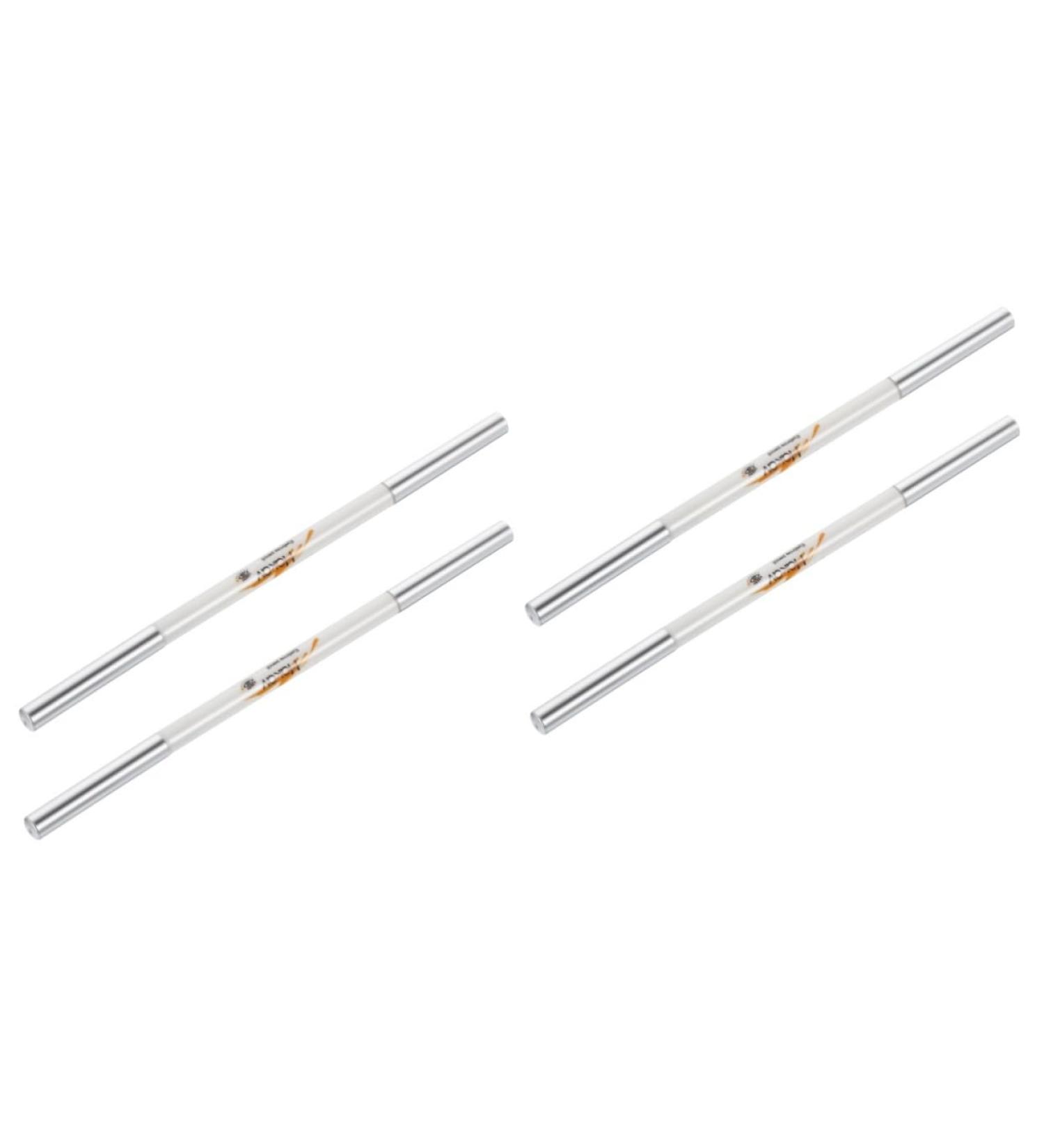 FRCOLOR 4 pcs Dual Makeup -in- Brow Tool with Brush Pencils Enhancer Pencil Eyebrow 1 count (Pack of 1) Assorted Colorx2pcs - Buy Online on GoSupps.com