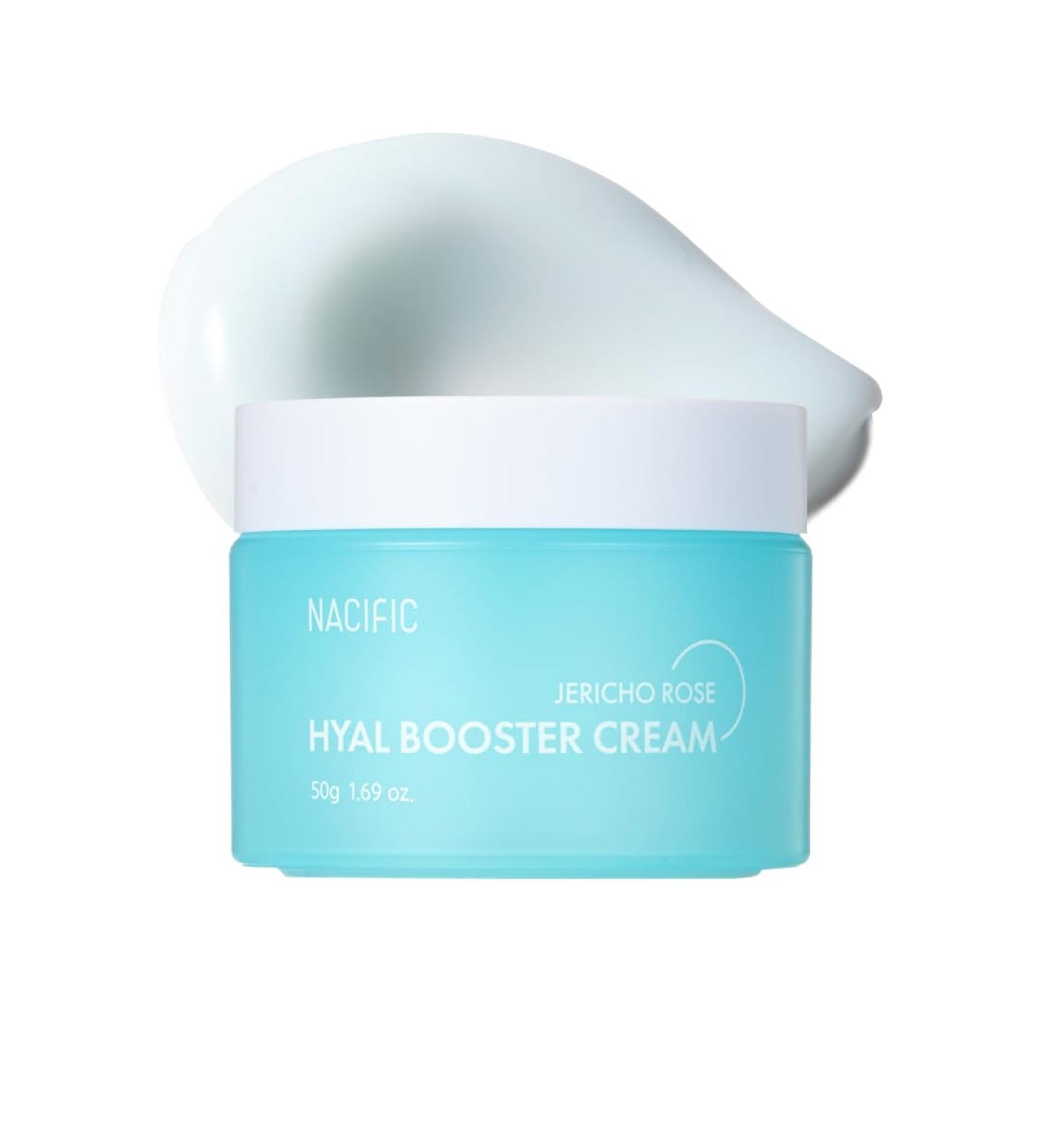 NACIFIC Hyal Booster Cream 50ml - 55% Jericho Rose Extract & Hyaluronic Acid | Calming Hydrating & pH 5.5 | Korean Skincare for All Skin Types - Buy Online on GoSupps.com