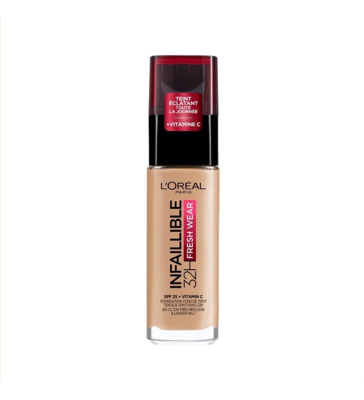 Infallible Liquid Foundation 140 Nude Golden Beige Pack of 2 - Buy Online on GoSupps.com